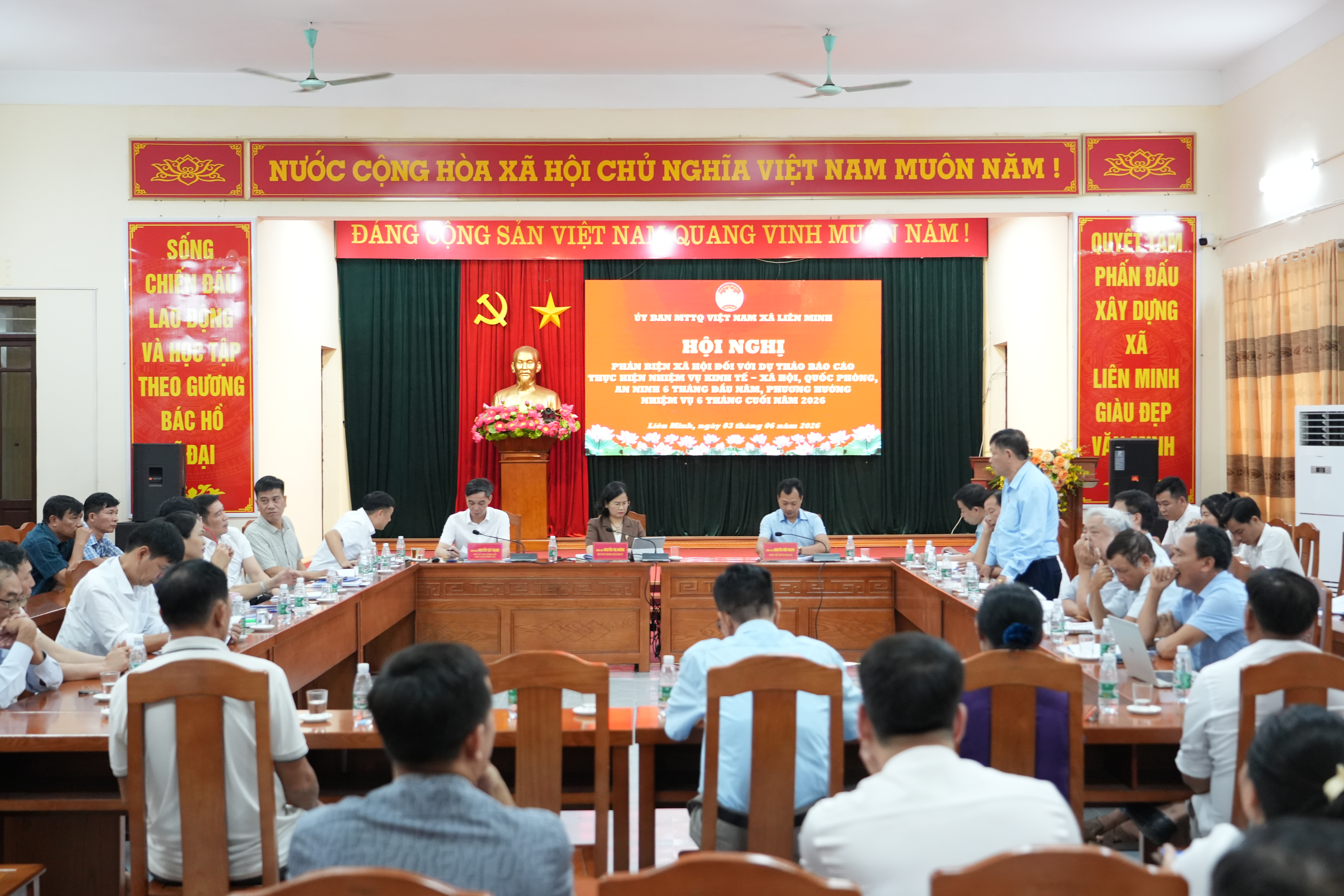 Xã Liên Minh phát huy hiệu quả phản biện xã hội, góp ý hoàn thiện nhiệm vụ phát triển kinh tế - xã hội năm 2026
