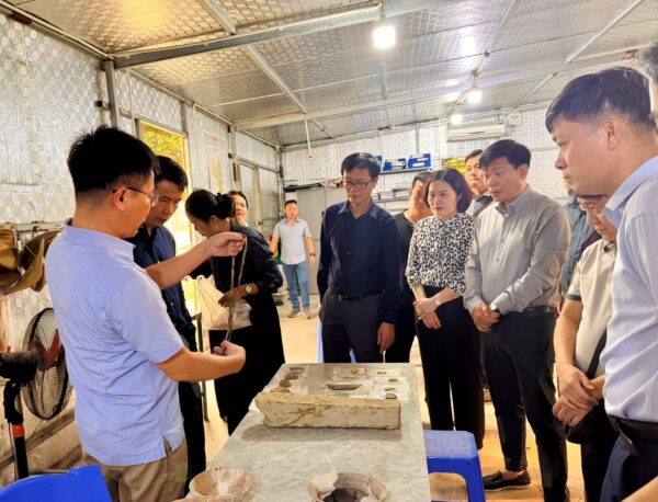 Xã Hoài Đức khảo sát, hoàn thiện phương án bảo tồn di chỉ khảo cổ Vườn Chuối