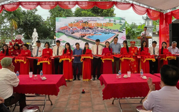 Xã Gia Lâm hoàn thành tu bổ Đình - Chùa Hoàng Xá, khởi công dự án tôn tạo Đình Thuận Quang