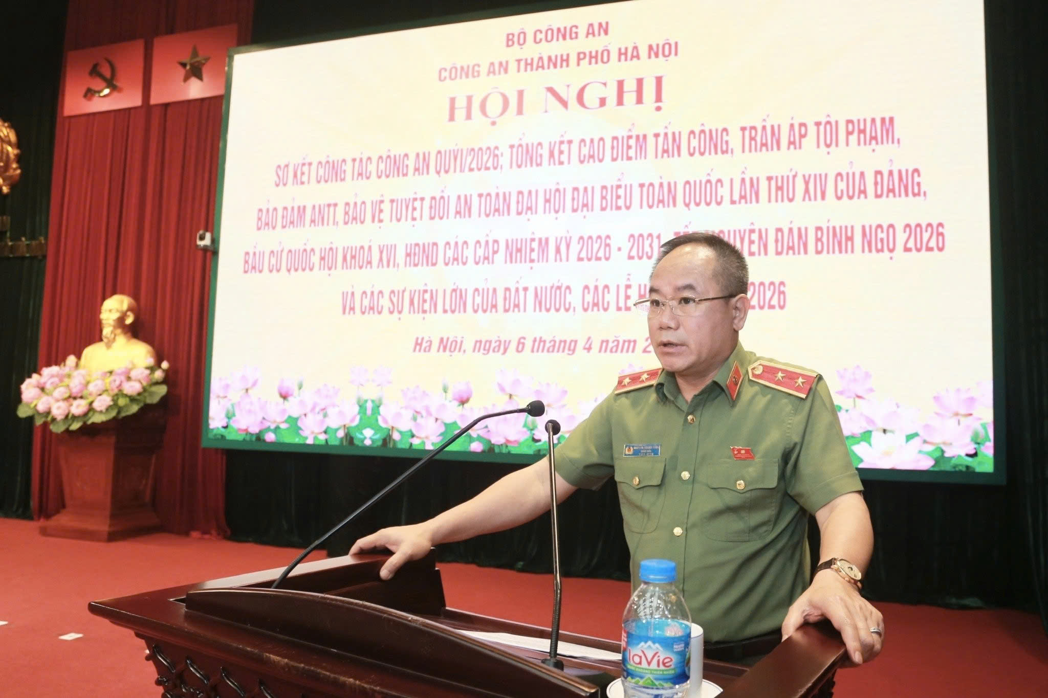 Công an thành phố Hà Nội: Quyết liệt triển khai nhiệm vụ quý II-2026, giữ vững an ninh, trật tự trong giai đoạn mới