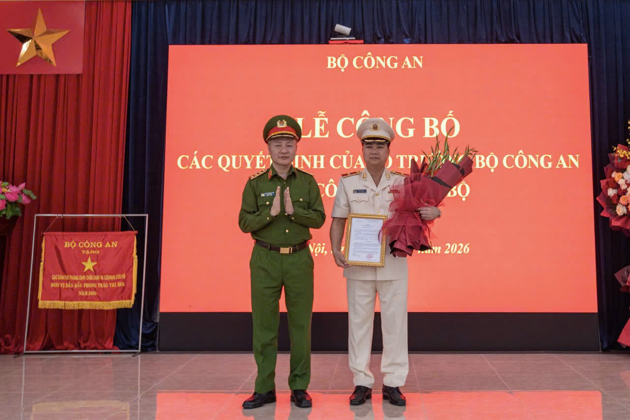 Bộ Công an bổ nhiệm Thiếu tướng Dương Đức Hải giữ chức Cục trưởng Cục Cảnh sát PCCC và CNCH