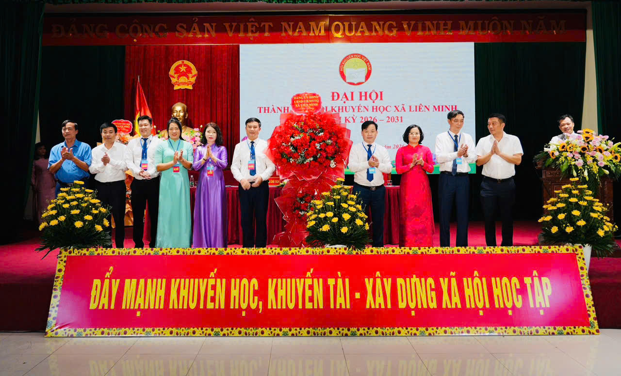 Xã Liên Minh tổ chức Đại hội thành lập Hội Khuyến học nhiệm kỳ 2026-2031