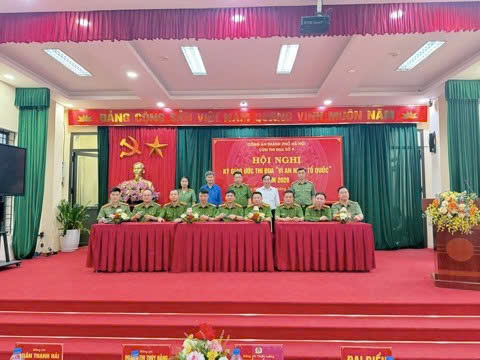 Cụm thi đua số 9 - CATP Hà Nội thống nhất giao ước thi đua năm 2026, quyết tâm nâng cao chất lượng công tác từ cơ sở