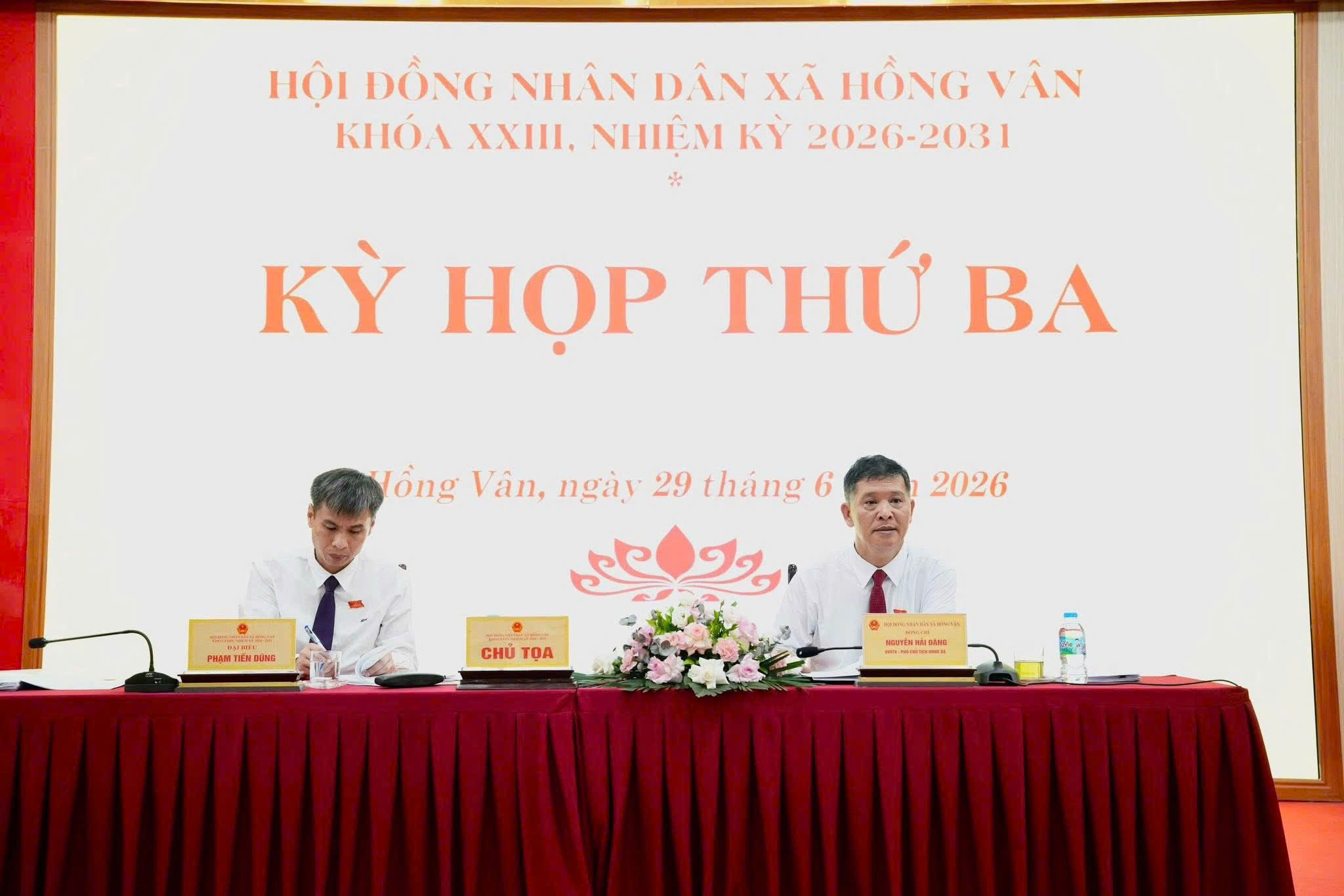 HĐND xã Hồng Vân quyết nghị nhiều nhiệm vụ trọng tâm, tạo động lực phát triển giai đoạn 2026-2030