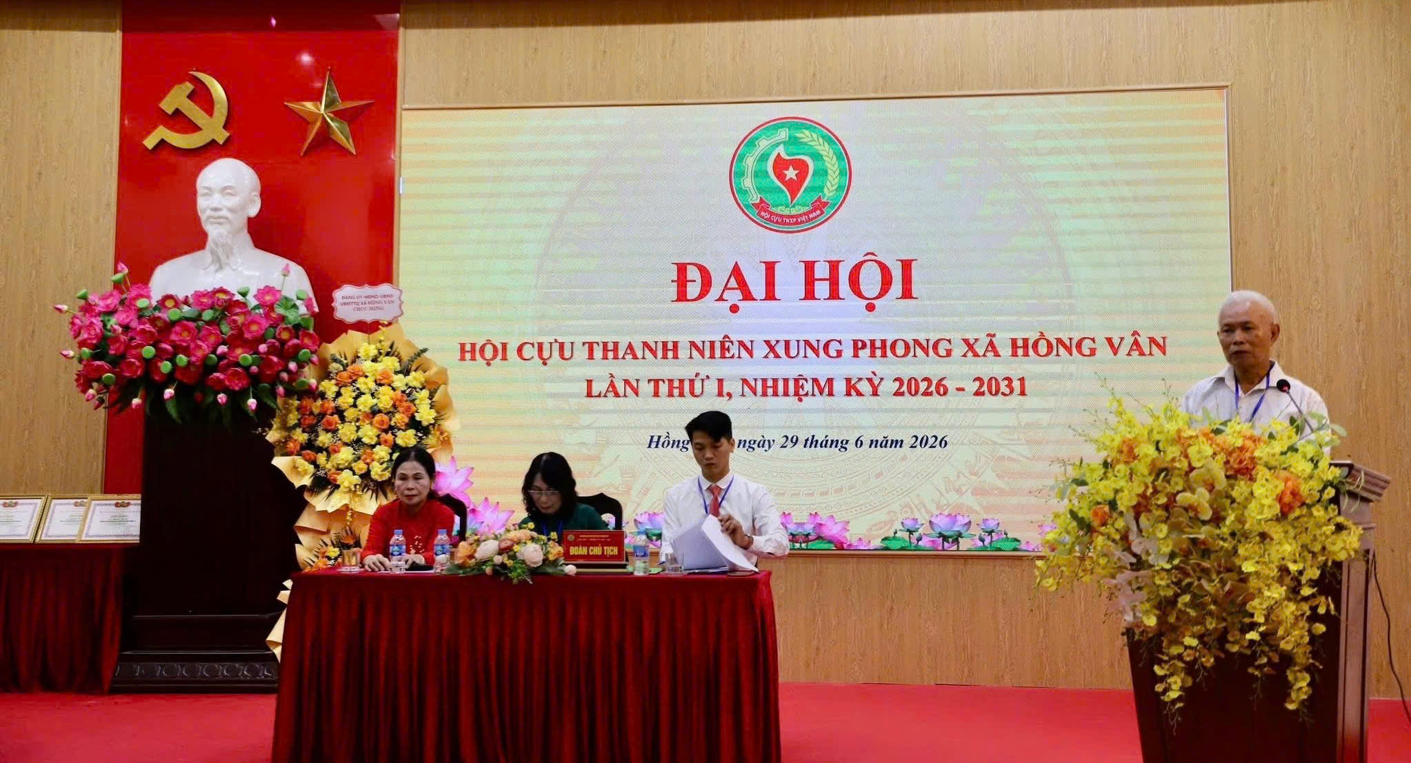 Hội Cựu Thanh niên xung phong xã Hồng Vân hợp nhất tổ chức, xác định mục tiêu xây dựng Hội vững mạnh nhiệm kỳ 2026-2031