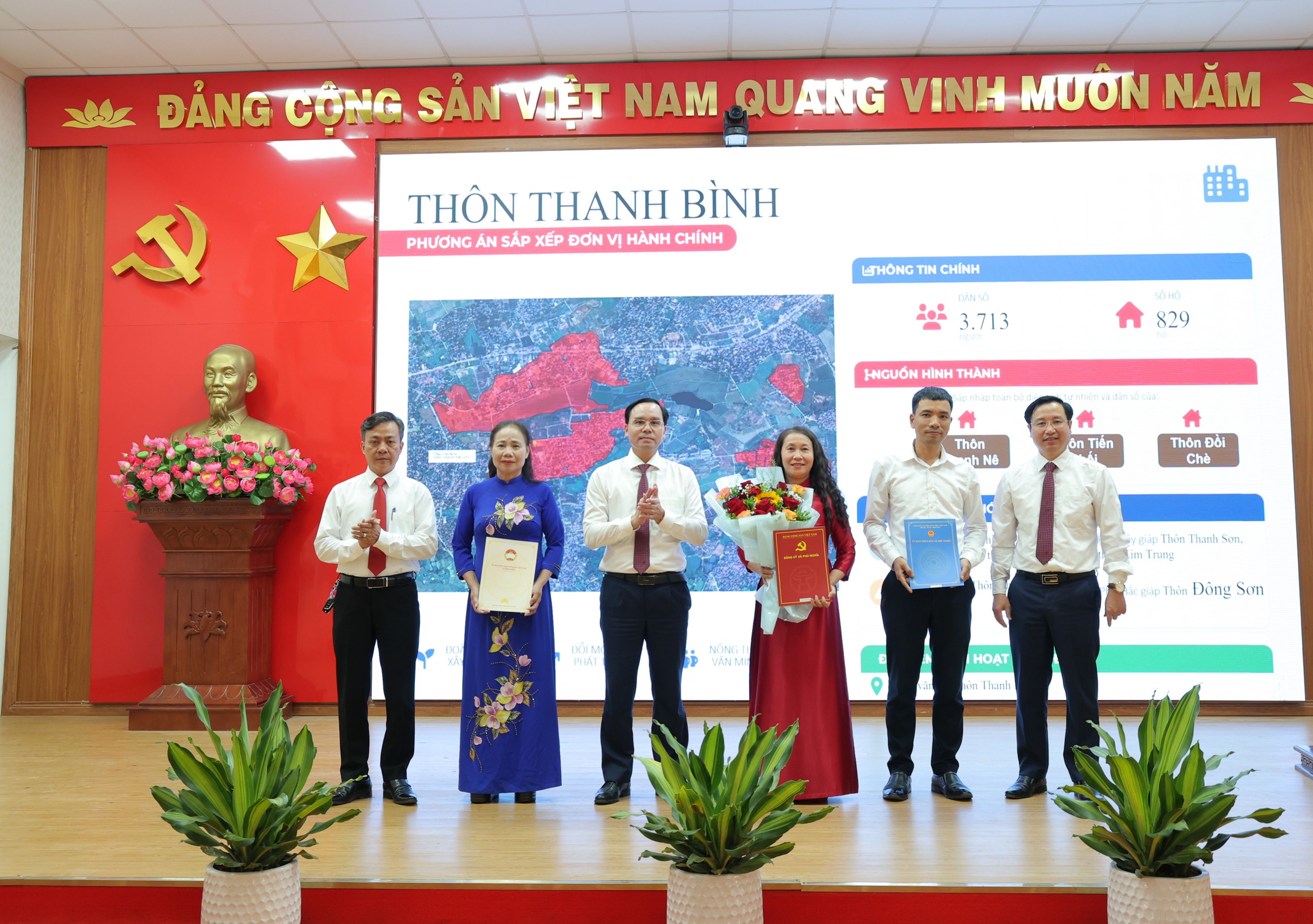 Xã Phú Nghĩa hoàn tất kiện toàn tổ chức thôn sau sắp xếp, sẵn sàng vận hành đồng bộ từ ngày 01-7