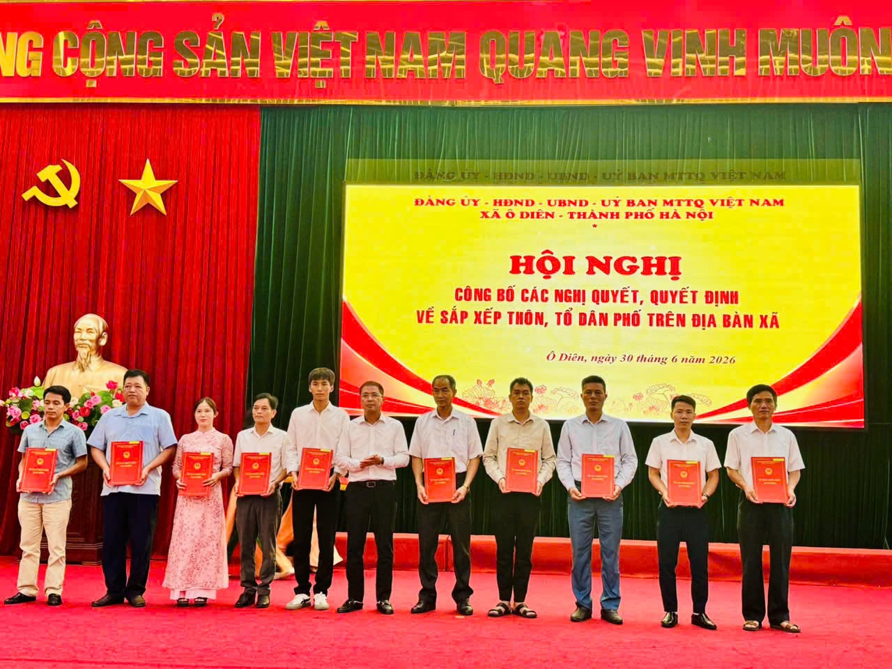 Xã Ô Diên tạo dấu ấn sau một năm vận hành mô hình chính quyền địa phương hai cấp