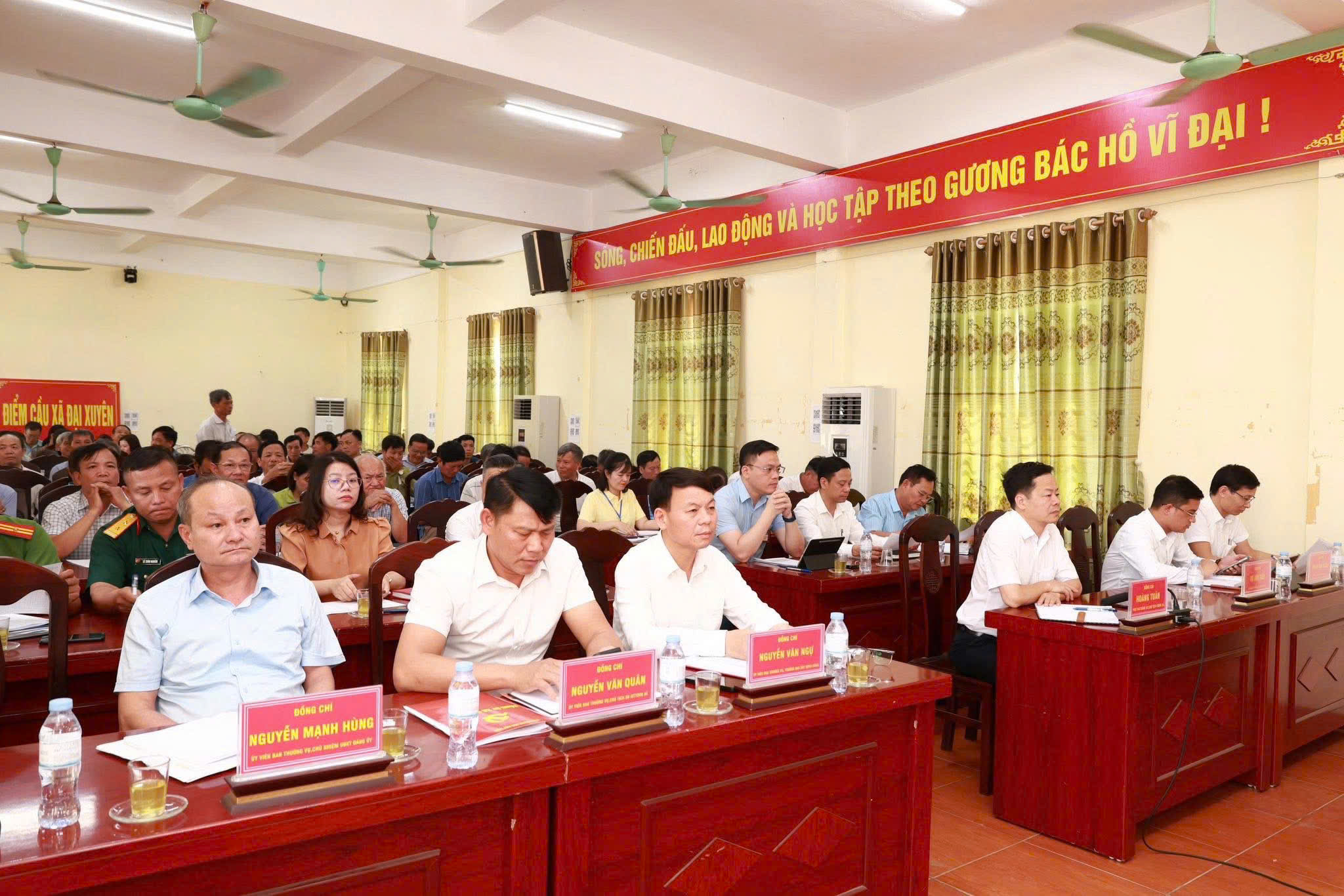 Xã Đại Xuyên lấy ý kiến hoàn thiện Đề án sắp xếp thôn, xóm, khu dân cư