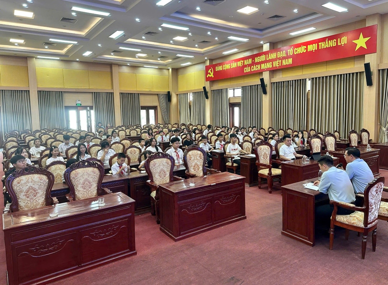 Xã Hoài Đức chuẩn bị chu đáo cho Kỳ họp giả định HĐND trẻ em năm 2026