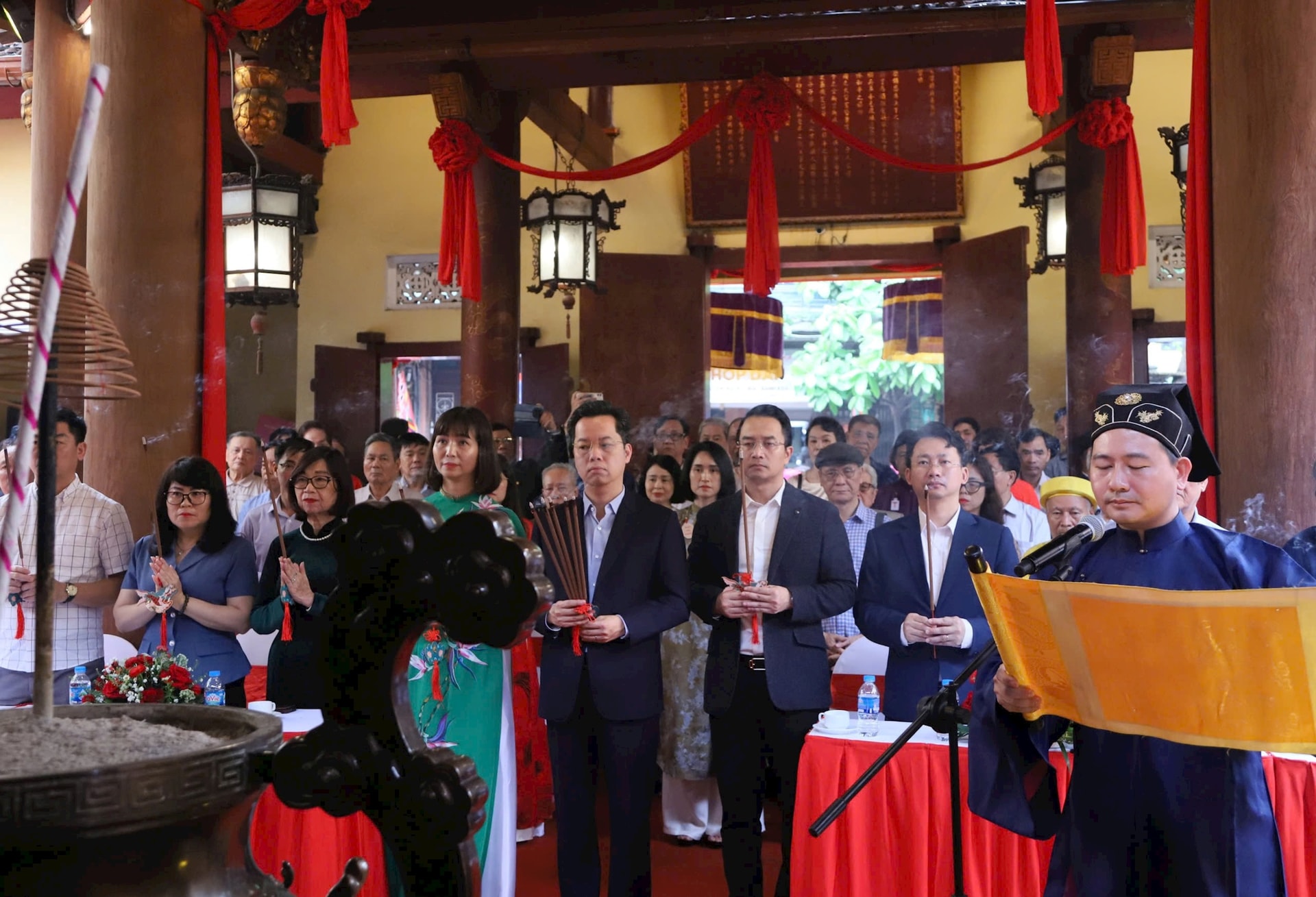 Phường Hoàn Kiếm khai hội đền Bạch Mã, tôn vinh giá trị Di tích quốc gia đặc biệt giữa lòng Thăng Long
