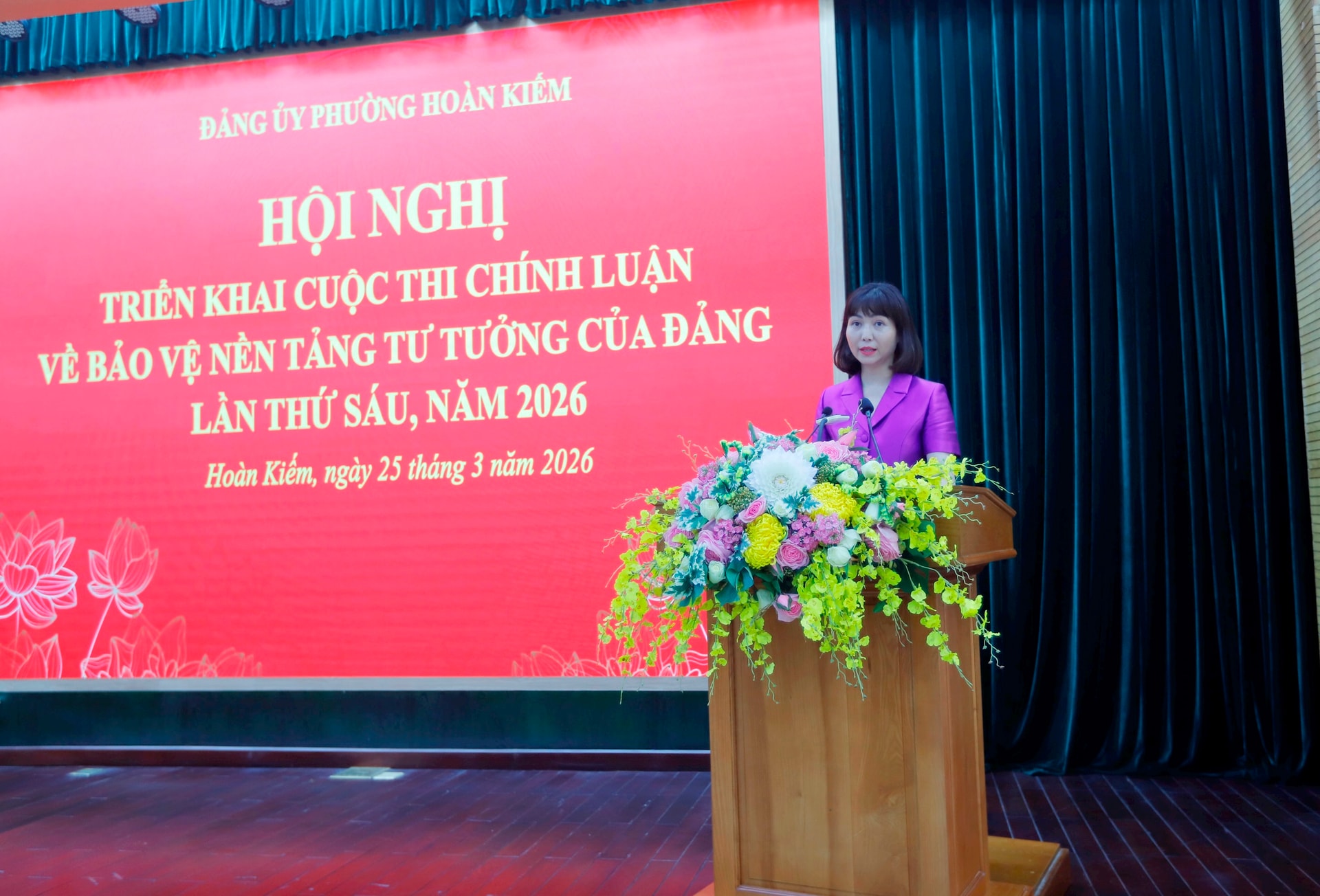Phường Hoàn Kiếm phát động Cuộc thi chính luận lần thứ Sáu về bảo vệ nền tảng tư tưởng của Đảng