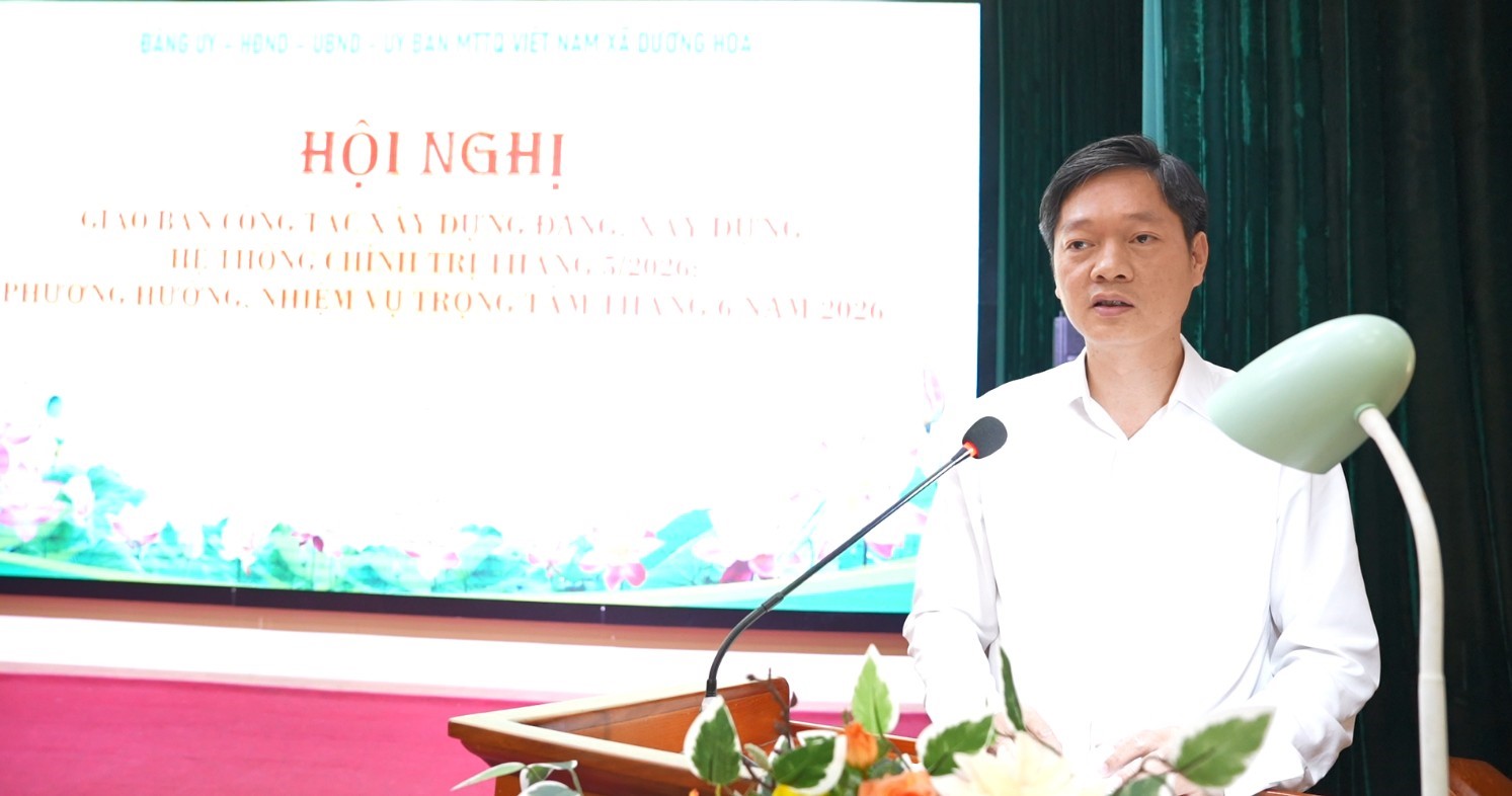 Xã Dương Hòa triển khai quyết liệt nhiệm vụ tháng 6, tạo đà hoàn thành các mục tiêu phát triển năm 2026