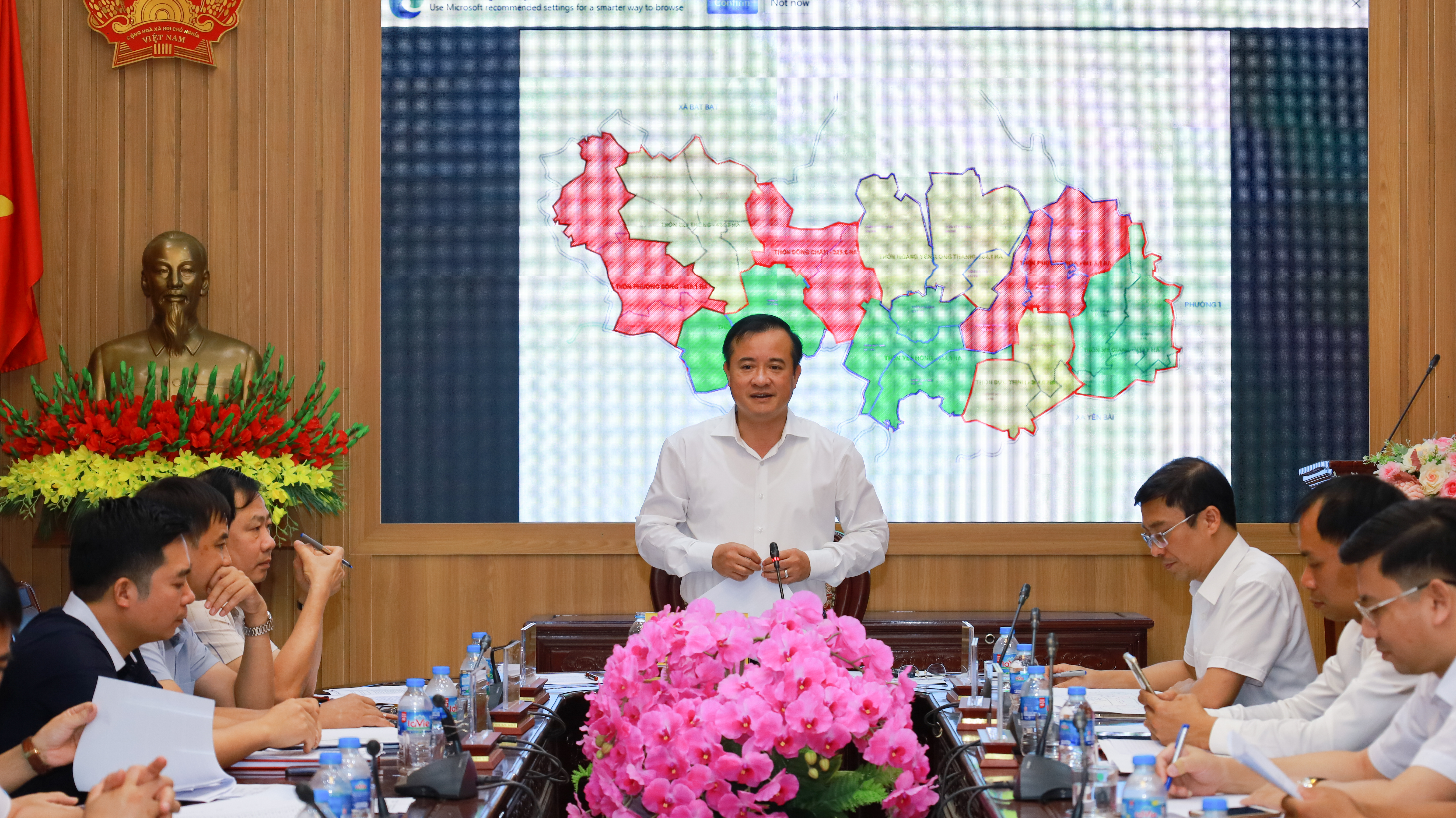 Xã Suối Hai lấy ý kiến hoàn thiện phương án sắp xếp thôn, hướng tới bộ máy tinh gọn, hiệu quả