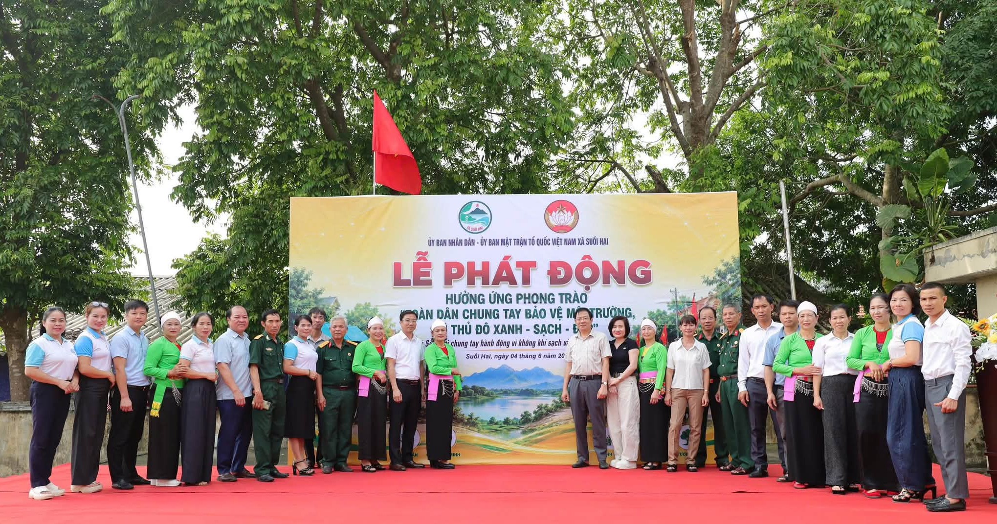 Xã Suối Hai phát động cao điểm hành động vì môi trường, lan tỏa nếp sống xanh trong cộng đồng