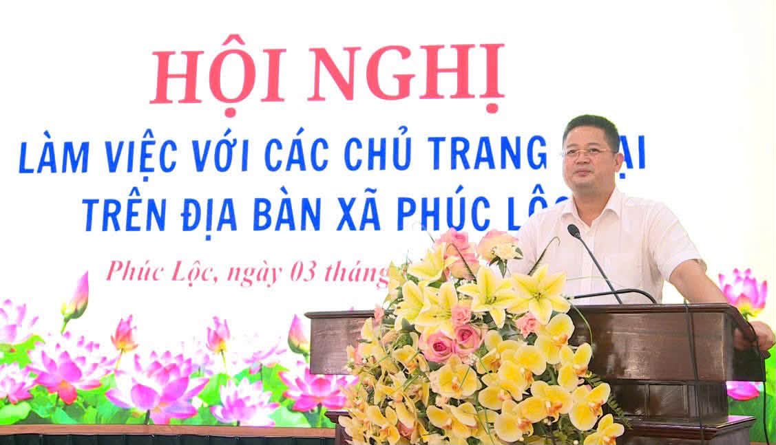 Xã Phúc Lộc đồng hành cùng chủ trang trại, thúc đẩy phát triển nông nghiệp bền vững