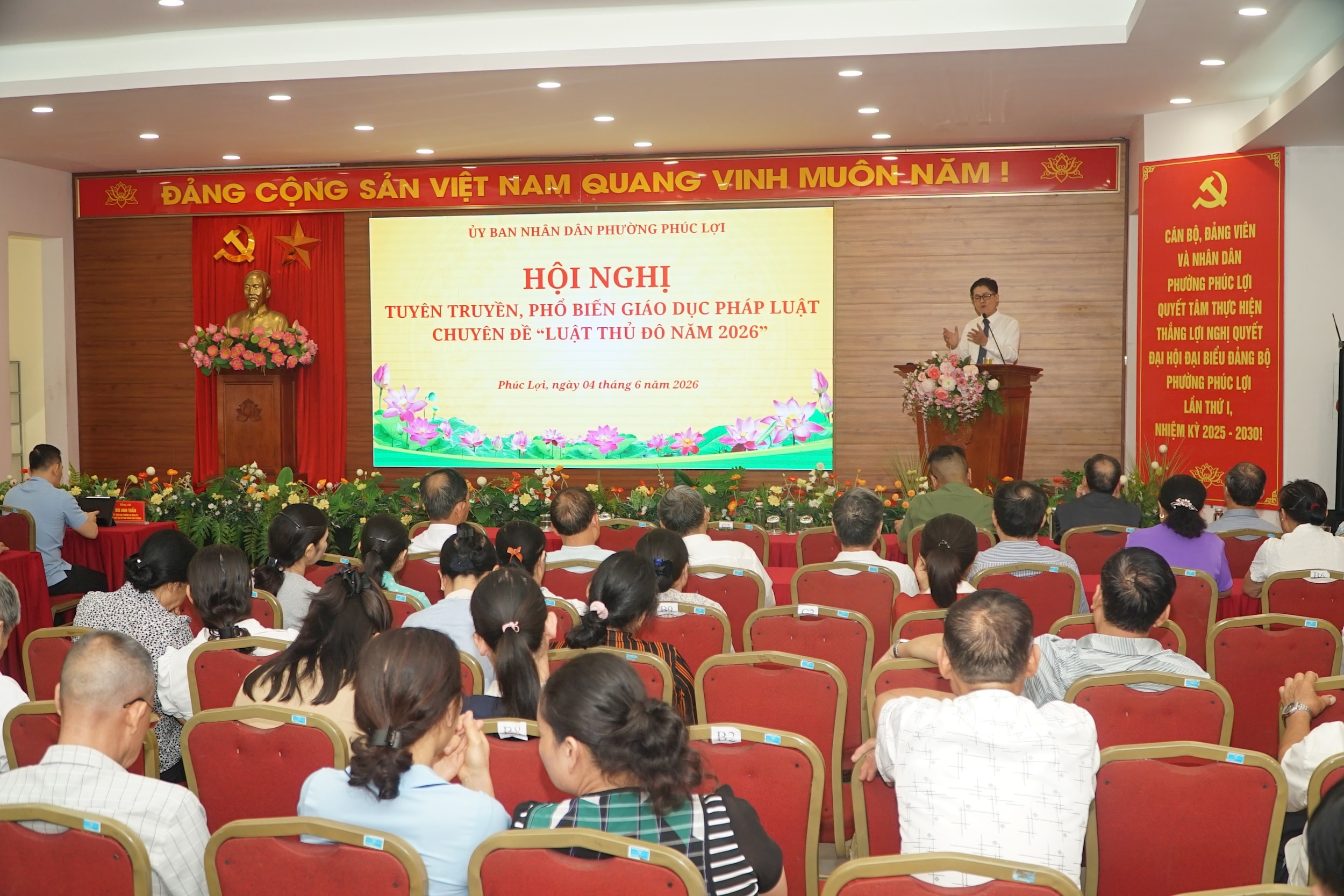 Phường Phúc Lợi đẩy mạnh tuyên truyền Luật Thủ đô năm 2026, tạo nền tảng đưa chính sách vào cuộc sống