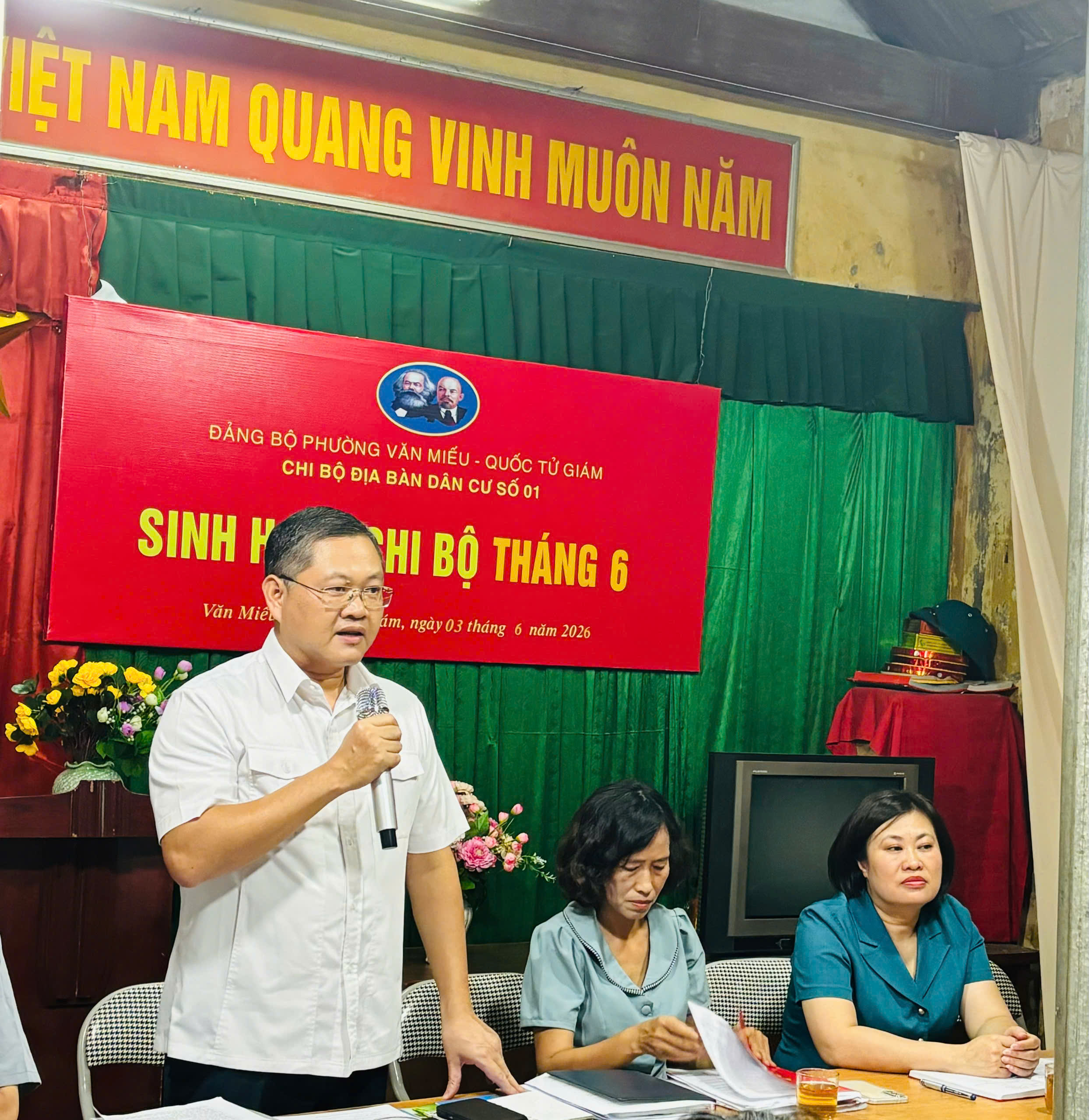 Phường Văn Miếu - Quốc Tử Giám: Nâng cao chất lượng sinh hoạt chi bộ, hướng tới xây dựng “Đảng viên số, Chi bộ số”