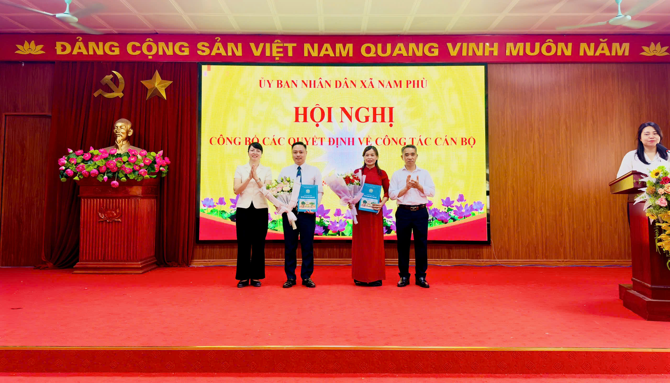 Xã Nam Phù kiện toàn đội ngũ lãnh đạo, tăng cường nguồn lực đáp ứng yêu cầu phát triển mới