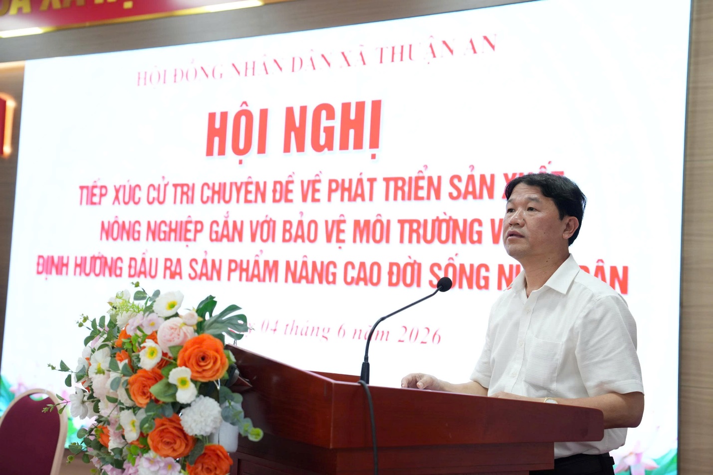 HĐND xã Thuận An lắng nghe ý kiến cử tri, tìm giải pháp phát triển nông nghiệp sạch và mở rộng đầu ra cho nông sản