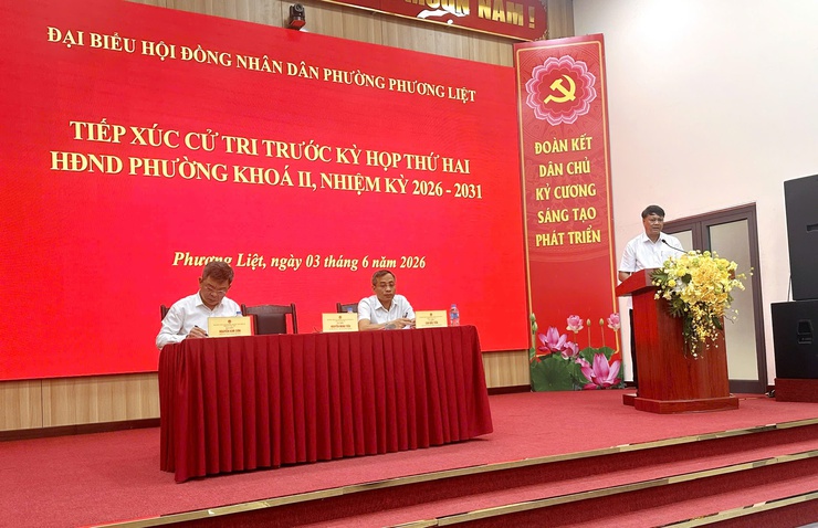 HĐND phường Phương Liệt lắng nghe ý kiến cử tri, tập trung giải quyết các vấn đề dân sinh bức thiết