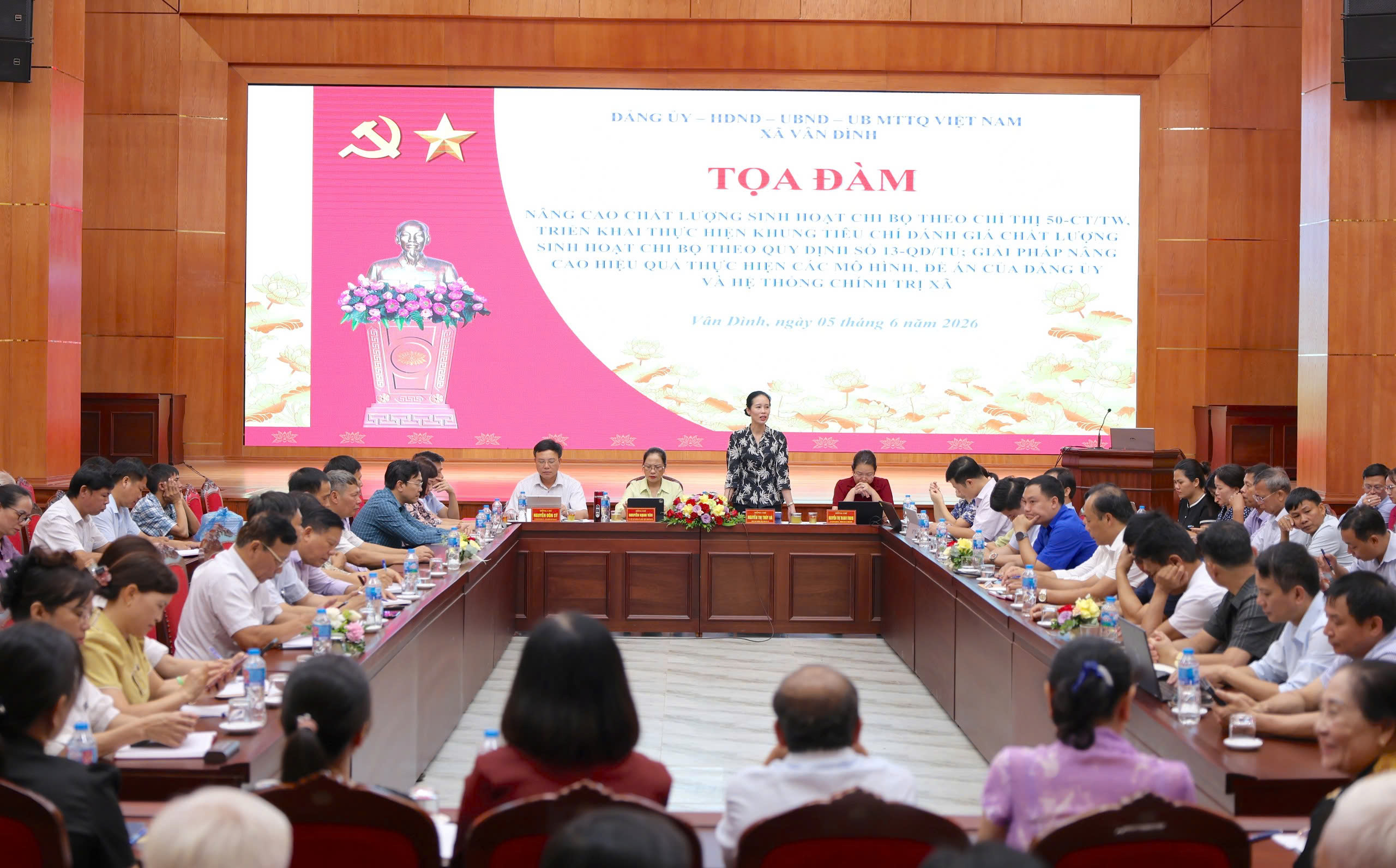 Xã Vân Đình tìm giải pháp nâng cao chất lượng sinh hoạt chi bộ, xây dựng tổ chức Đảng vững mạnh từ cơ sở