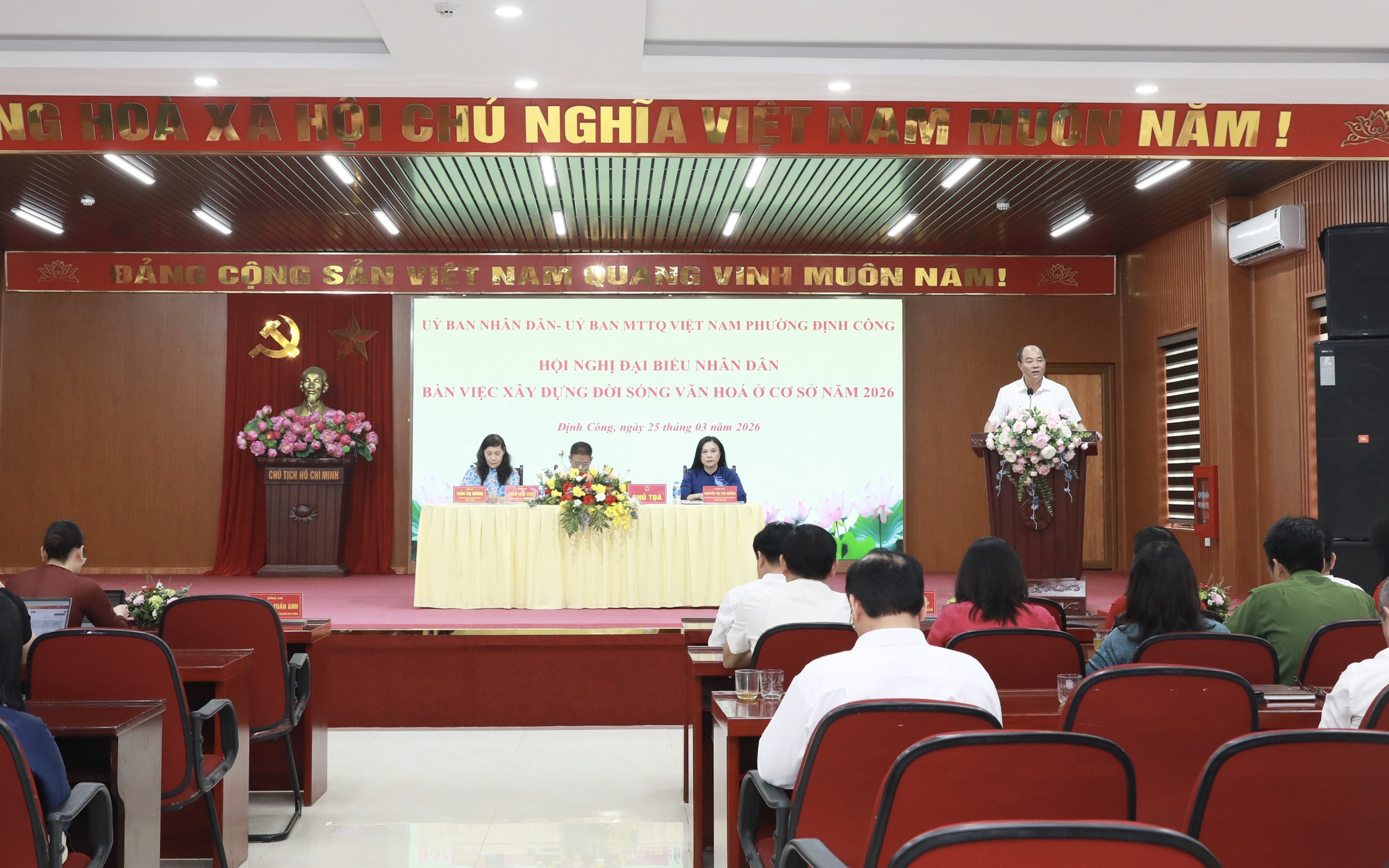 Phường Định Công phát huy vai trò cộng đồng trong xây dựng đời sống văn hóa ở cơ sở