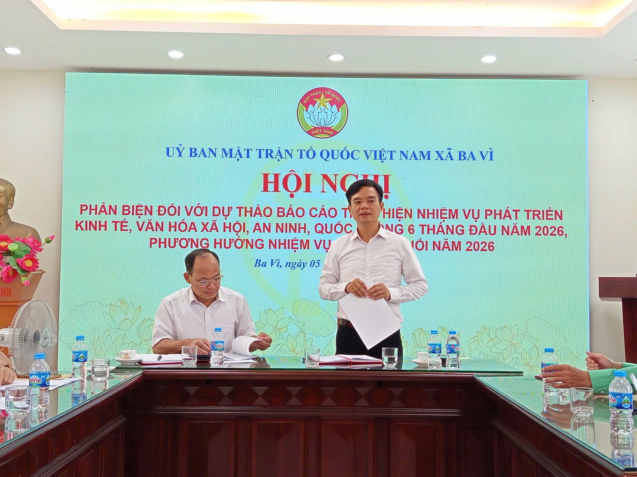 MTTQ xã Ba Vì phát huy vai trò phản biện xã hội, góp ý hoàn thiện nhiệm vụ phát triển địa phương