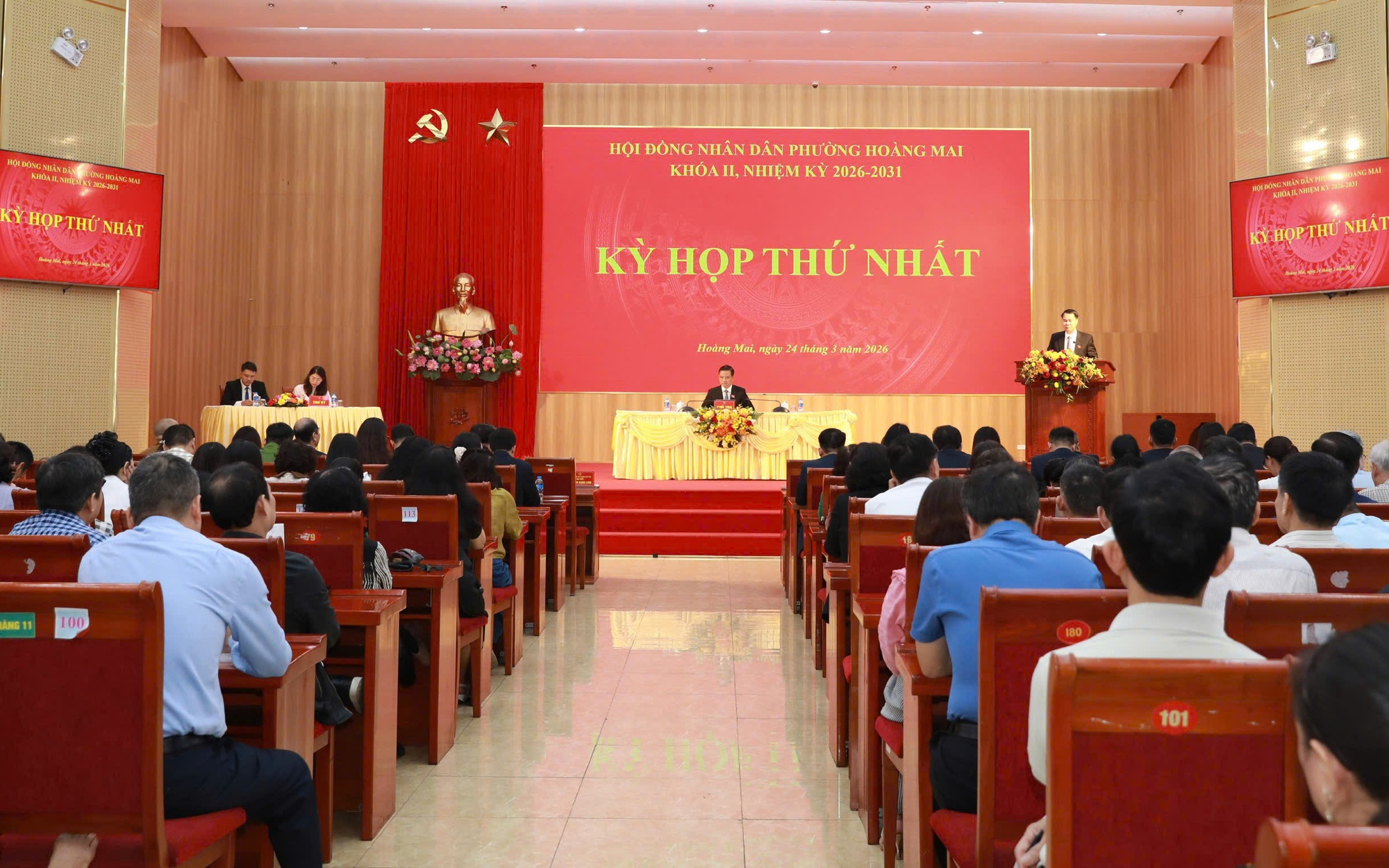 HĐND phường Hoàng Mai kiện toàn bộ máy nhiệm kỳ mới, quyết tâm tháo gỡ 5 điểm nghẽn đô thị
