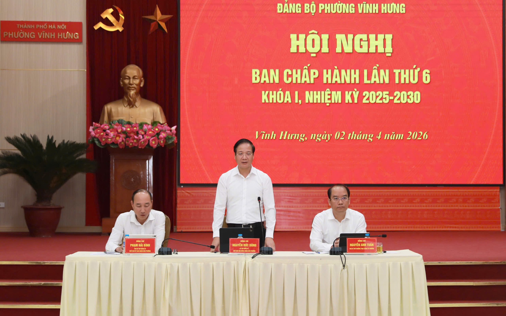 Phường Vĩnh Hưng quyết liệt tháo gỡ điểm nghẽn, tạo bứt phá trong thực hiện các mục tiêu phát triển năm 2026
