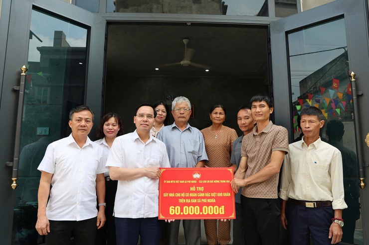 Phú Nghĩa lan tỏa những mái ấm nghĩa tình, khẳng định hiệu quả của mô hình chính quyền địa phương hai cấp