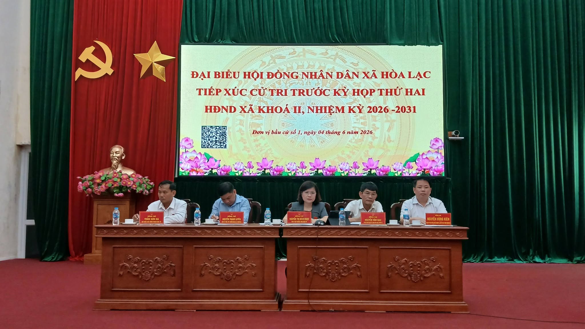 HĐND xã Hòa Lạc lắng nghe ý kiến cử tri, chuẩn bị nội dung Kỳ họp thường lệ giữa năm 2026