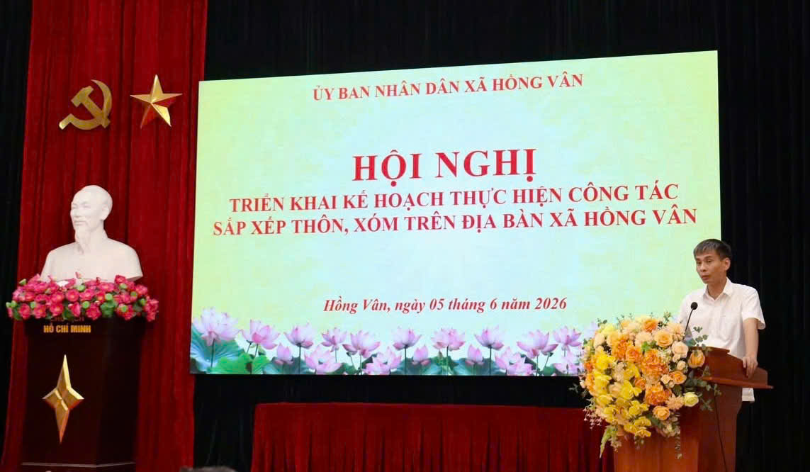 Xã Hồng Vân lấy ý kiến hoàn thiện phương án sắp xếp thôn, xóm gắn với bảo tồn giá trị văn hóa truyền thống
