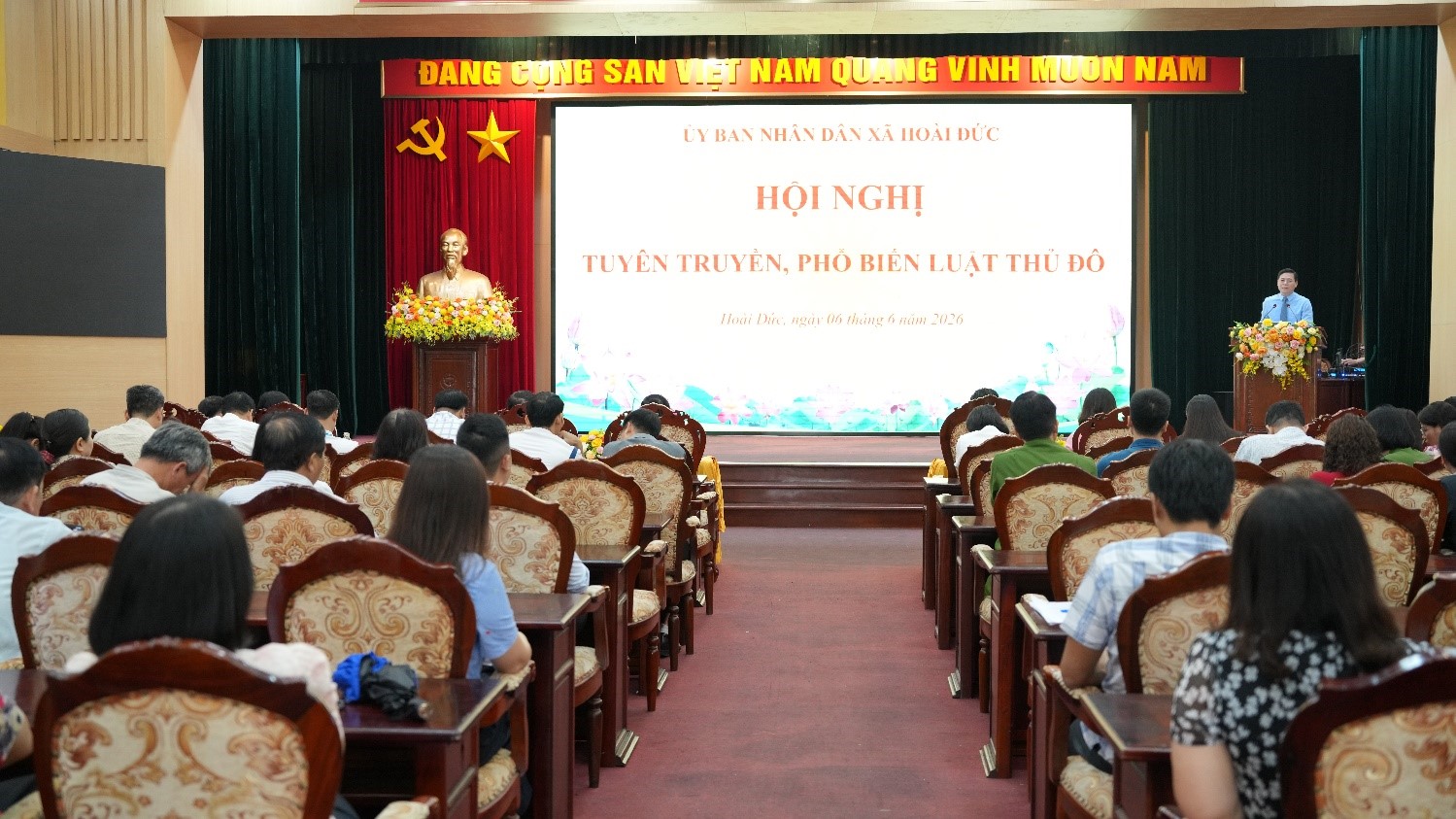 Xã Hoài Đức đẩy mạnh tuyên truyền, phổ biến Luật Thủ đô năm 2026