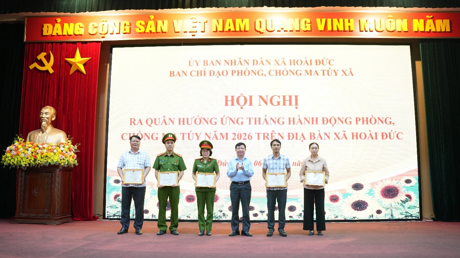 Xã Hoài Đức phát động Tháng hành động phòng, chống ma túy năm 2026