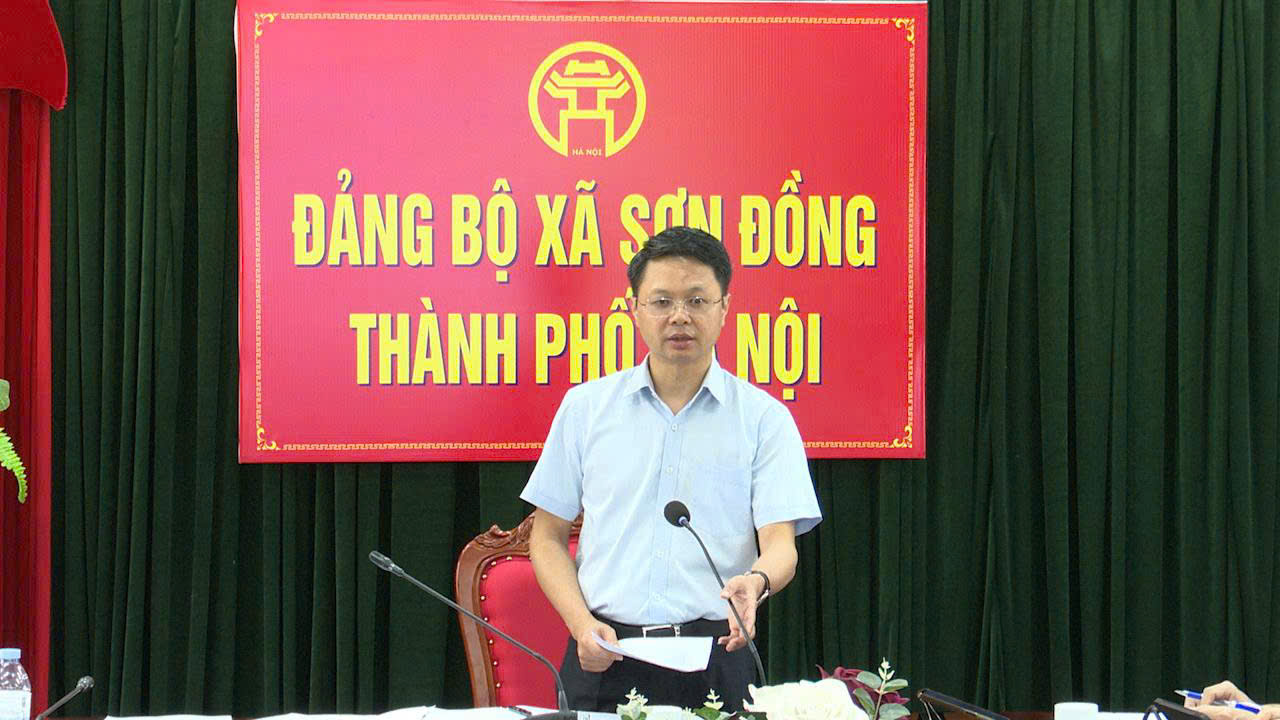 Xã Sơn Đồng quyết liệt tháo gỡ vướng mắc, tăng tốc giải ngân vốn đầu tư công và giải phóng mặt bằng