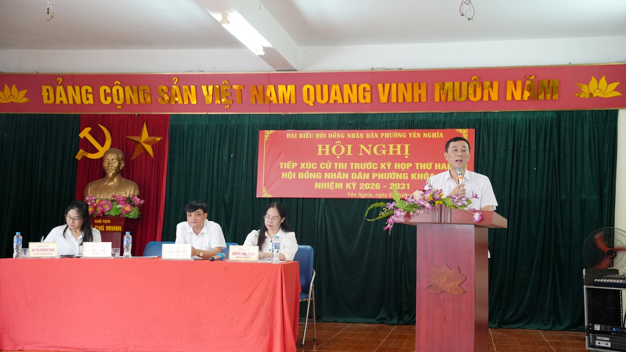 Phường Yên Nghĩa lắng nghe tâm tư cử tri, chuẩn bị nội dung cho Kỳ họp thứ Hai HĐND phường khóa II