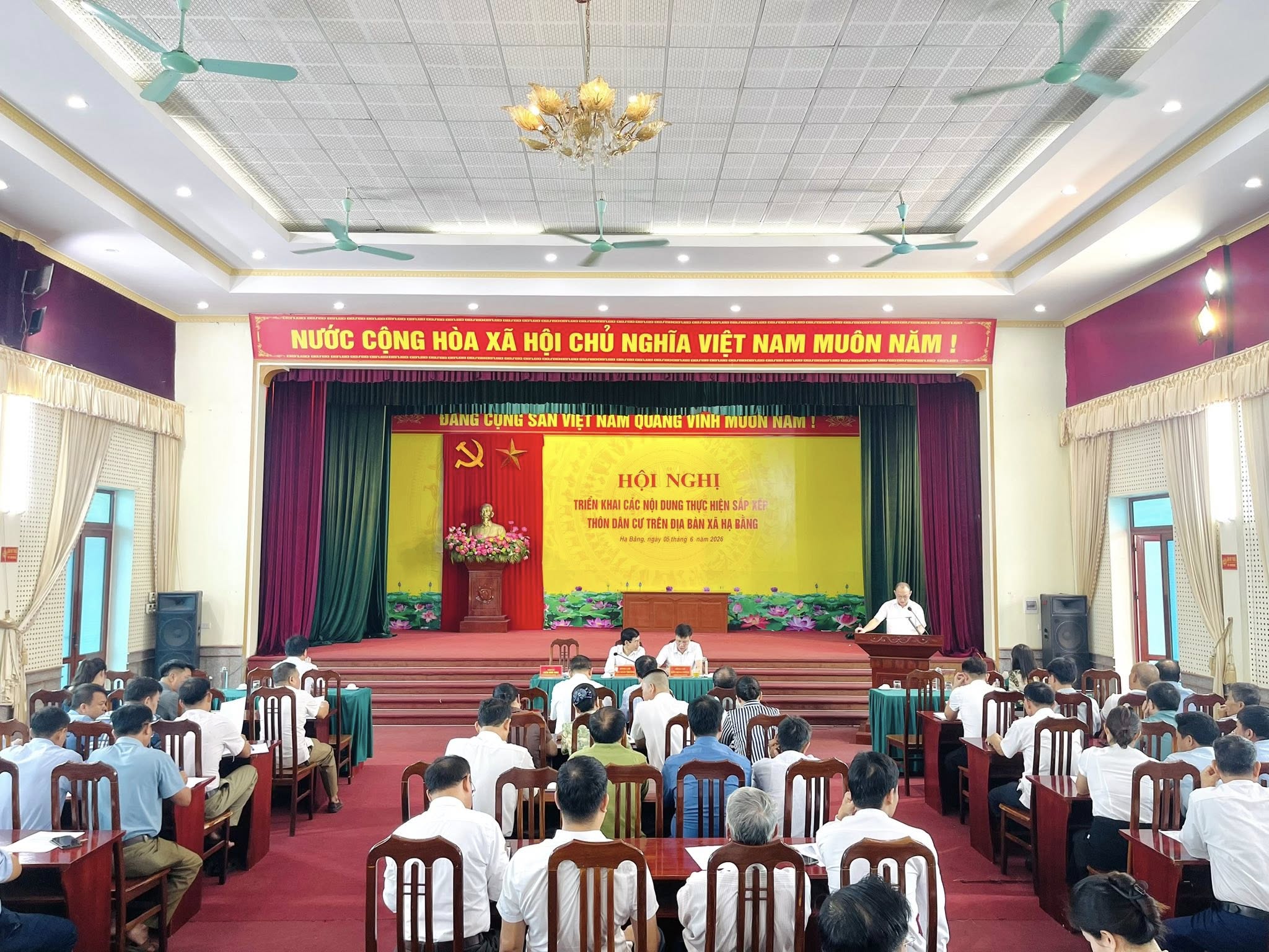 Xã Hạ Bằng triển khai lộ trình sắp xếp thôn dân cư, phấn đấu hoàn thành lấy ý kiến cử tri trong tháng 6-2026