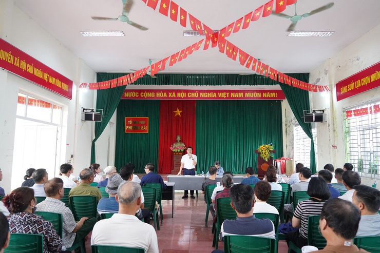 Phường Chương Mỹ đối thoại với người dân về phương án bồi thường Dự án Quốc lộ 6 đoạn Ba La - Xuân Mai