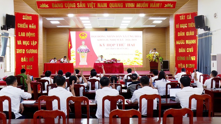 HĐND xã Ứng Hòa thông qua nhiều nghị quyết quan trọng, tạo nền tảng phát triển giai đoạn 2026-2030