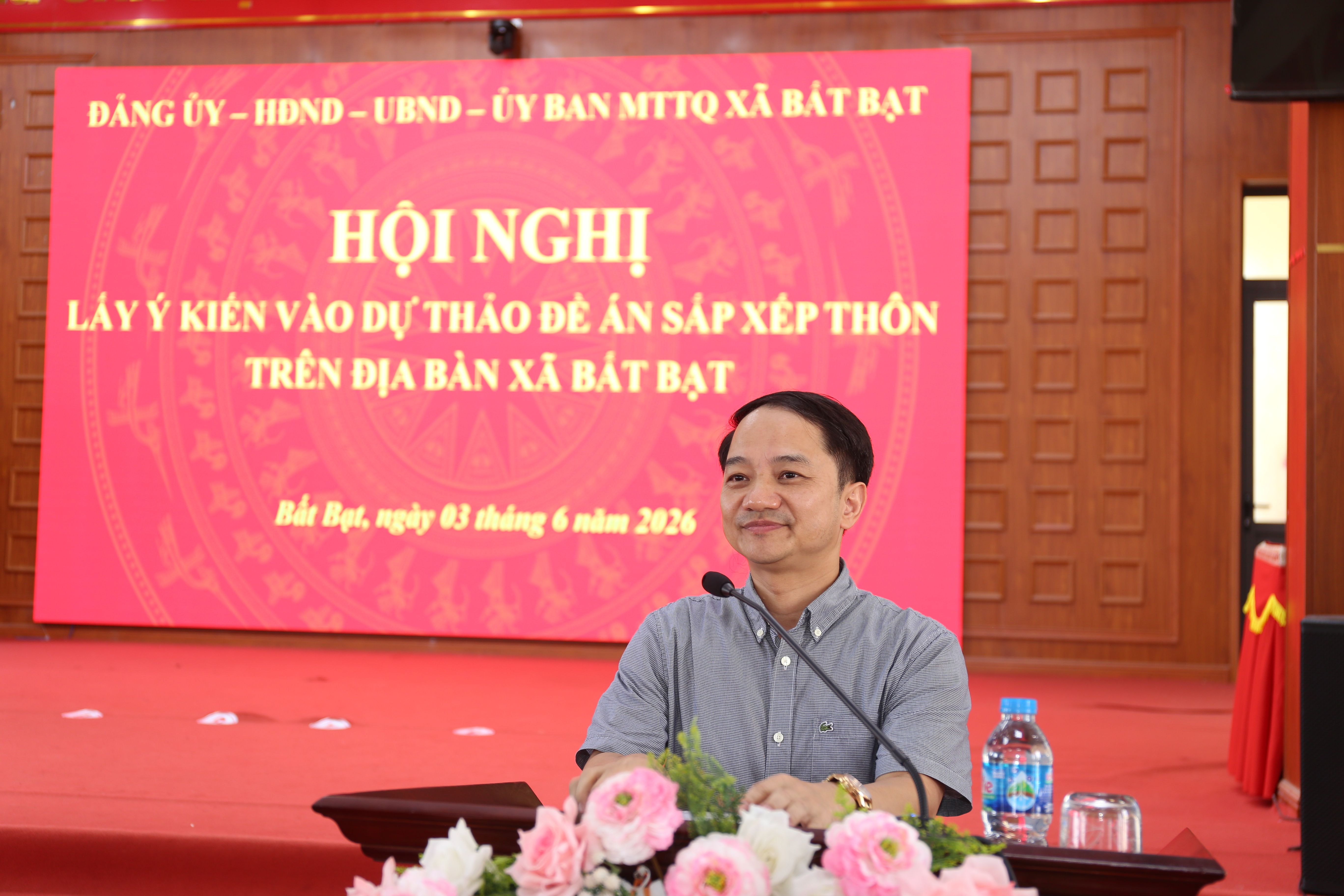 Xã Bất Bạt lấy ý kiến hoàn thiện Đề án sắp xếp thôn, nâng cao hiệu quả quản trị ở cơ sở