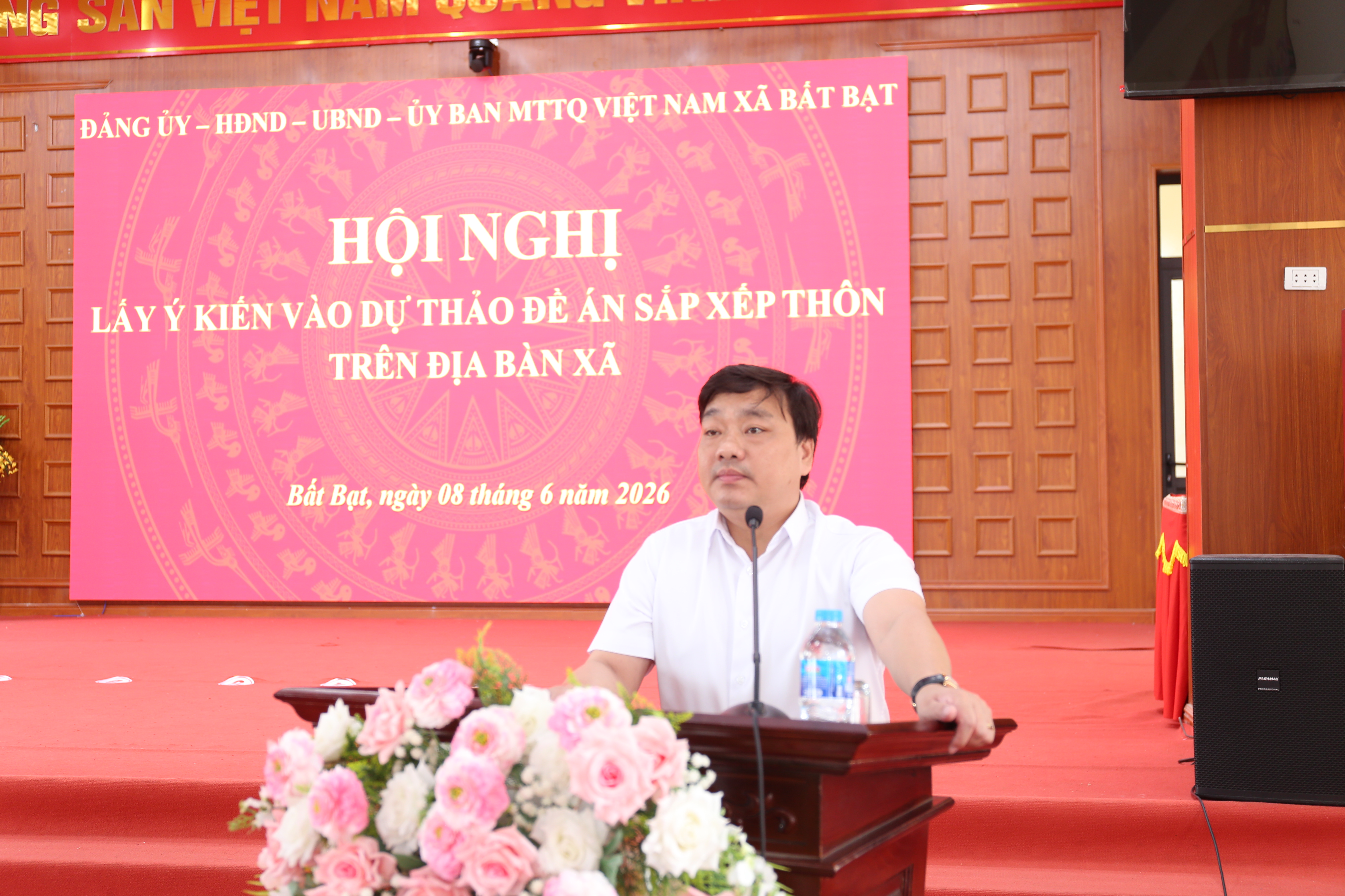Xã Bất Bạt thống nhất định hướng sắp xếp thôn, hướng tới nâng cao hiệu quả quản trị cơ sở
