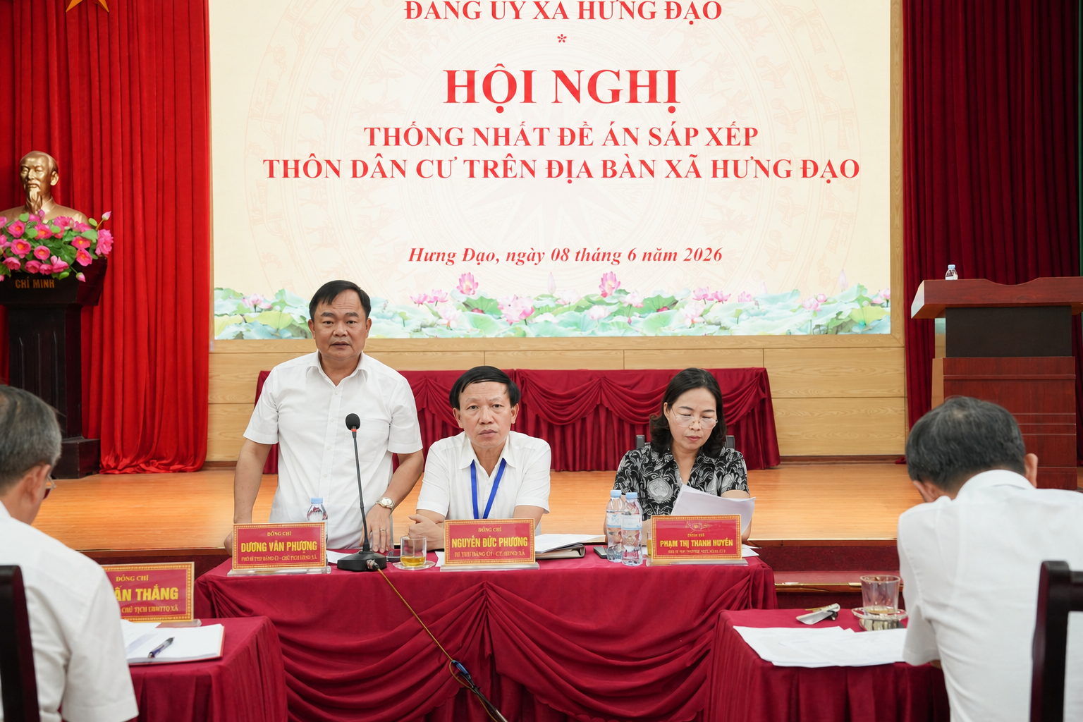Đảng bộ xã Hưng Đạo thống nhất phương án sắp xếp thôn dân cư, hướng tới nâng cao hiệu quả quản lý ở cơ sở
