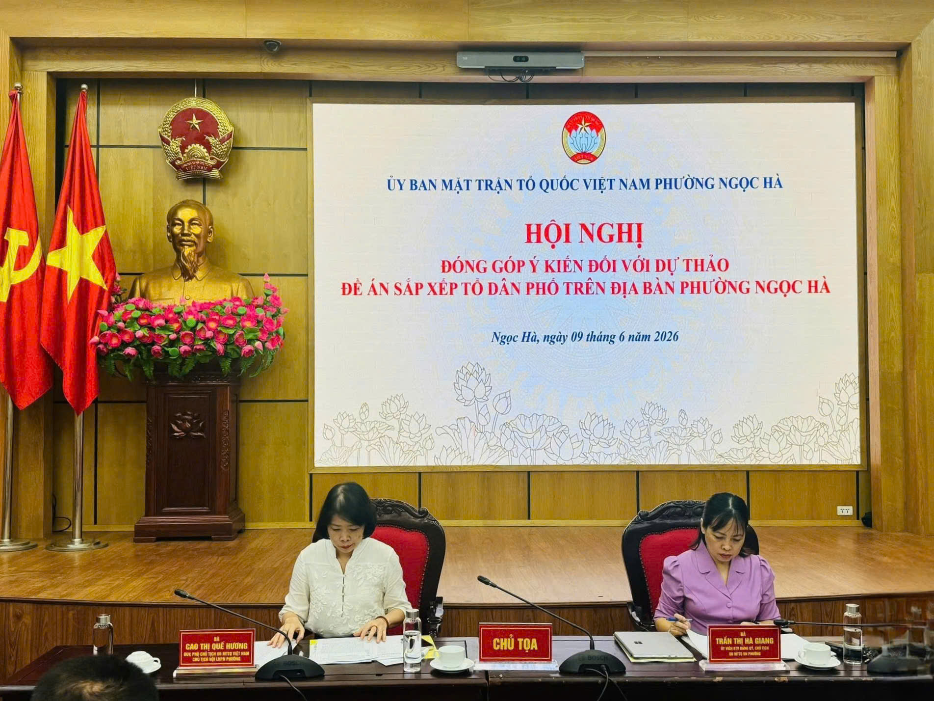 Phát huy vai trò của Uỷ ban MTTQ, tạo đồng thuận xã hội trong sắp xếp tổ dân phố