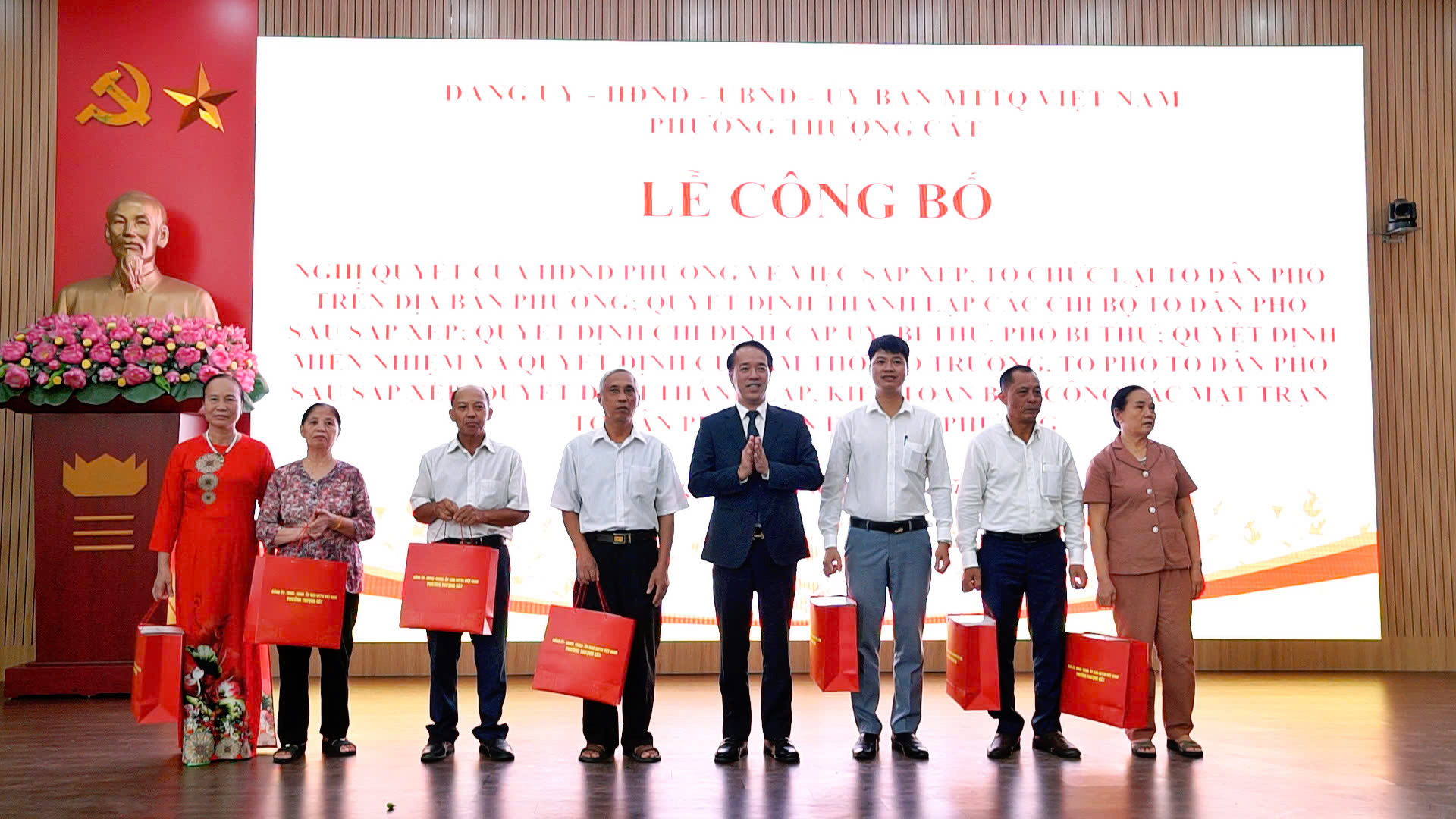Phường Thượng Cát hoàn thành kiện toàn tổ dân phố, sẵn sàng vận hành mô hình mới