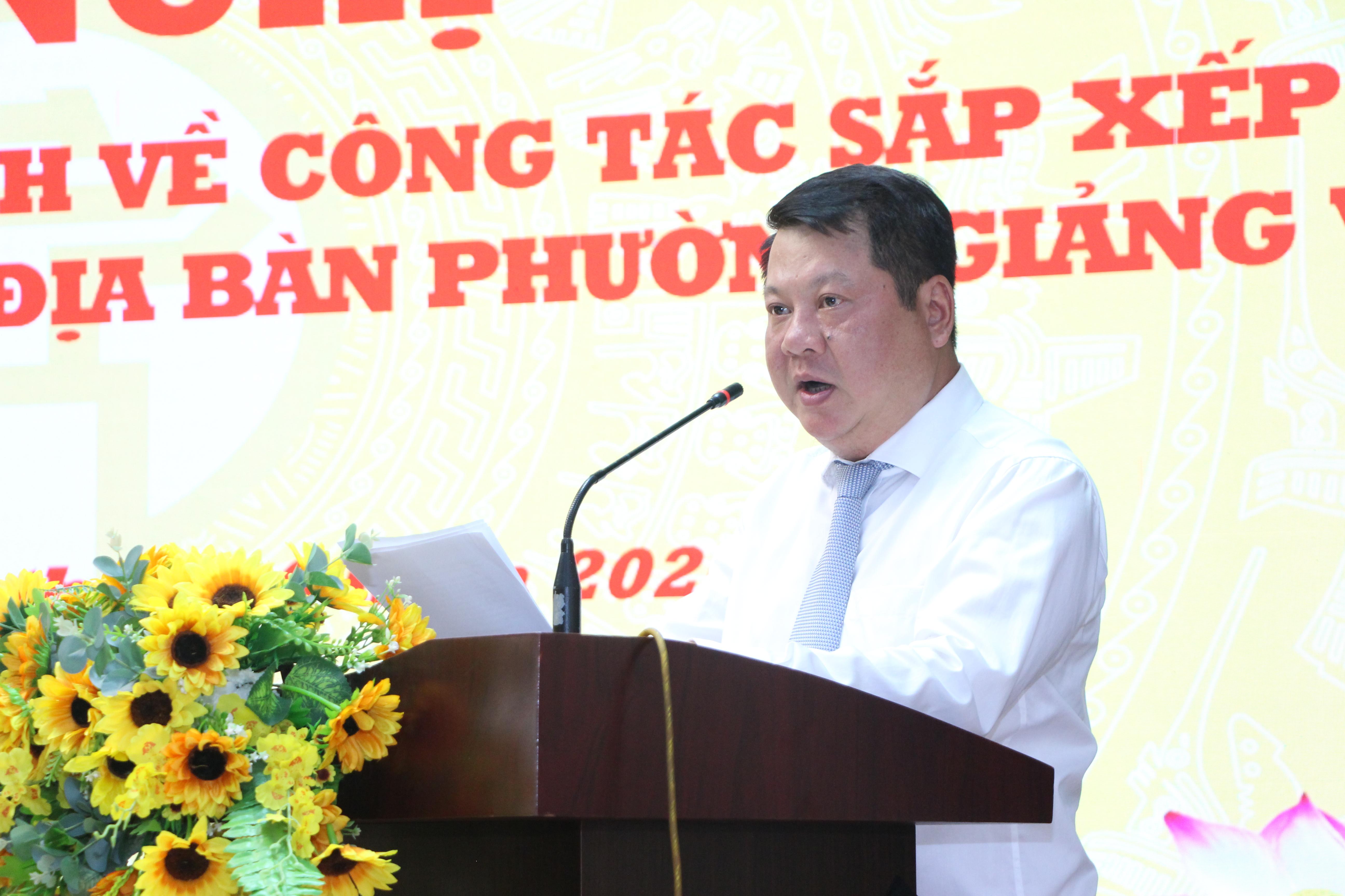 Phường Giảng Võ hoàn tất sắp xếp chi bộ, tổ dân phố, sẵn sàng vận hành đồng bộ hệ thống chính trị cơ sở