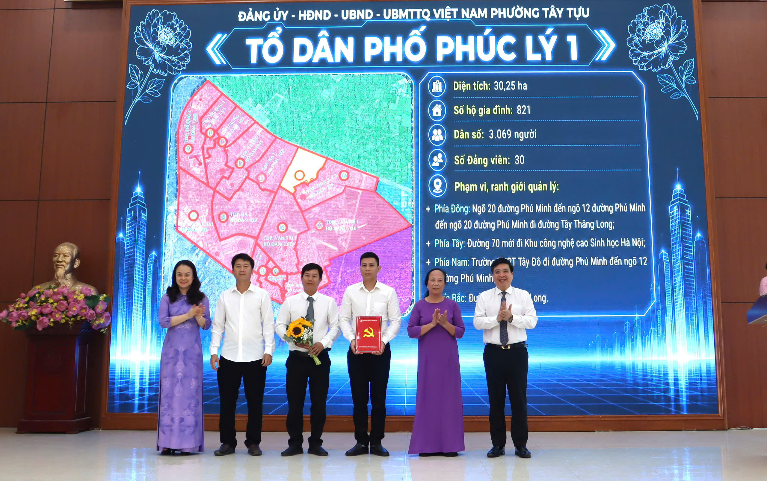Phường Tây Tựu kiện toàn hệ thống chính trị cơ sở sau sắp xếp 14 tổ dân phố mới