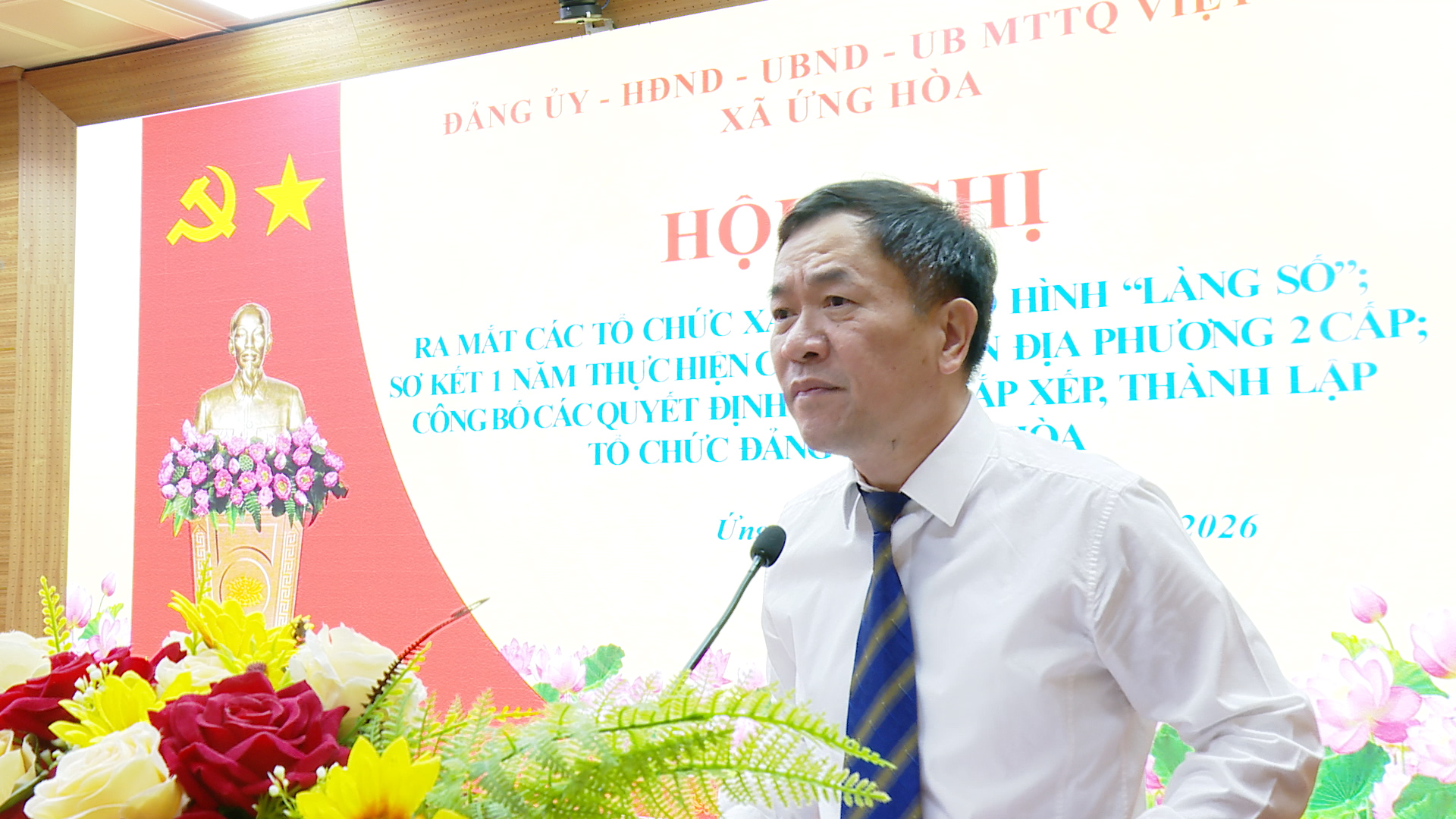 Xã Ứng Hòa kiện toàn tổ chức cơ sở, nâng cao hiệu quả vận hành mô hình chính quyền địa phương hai cấp