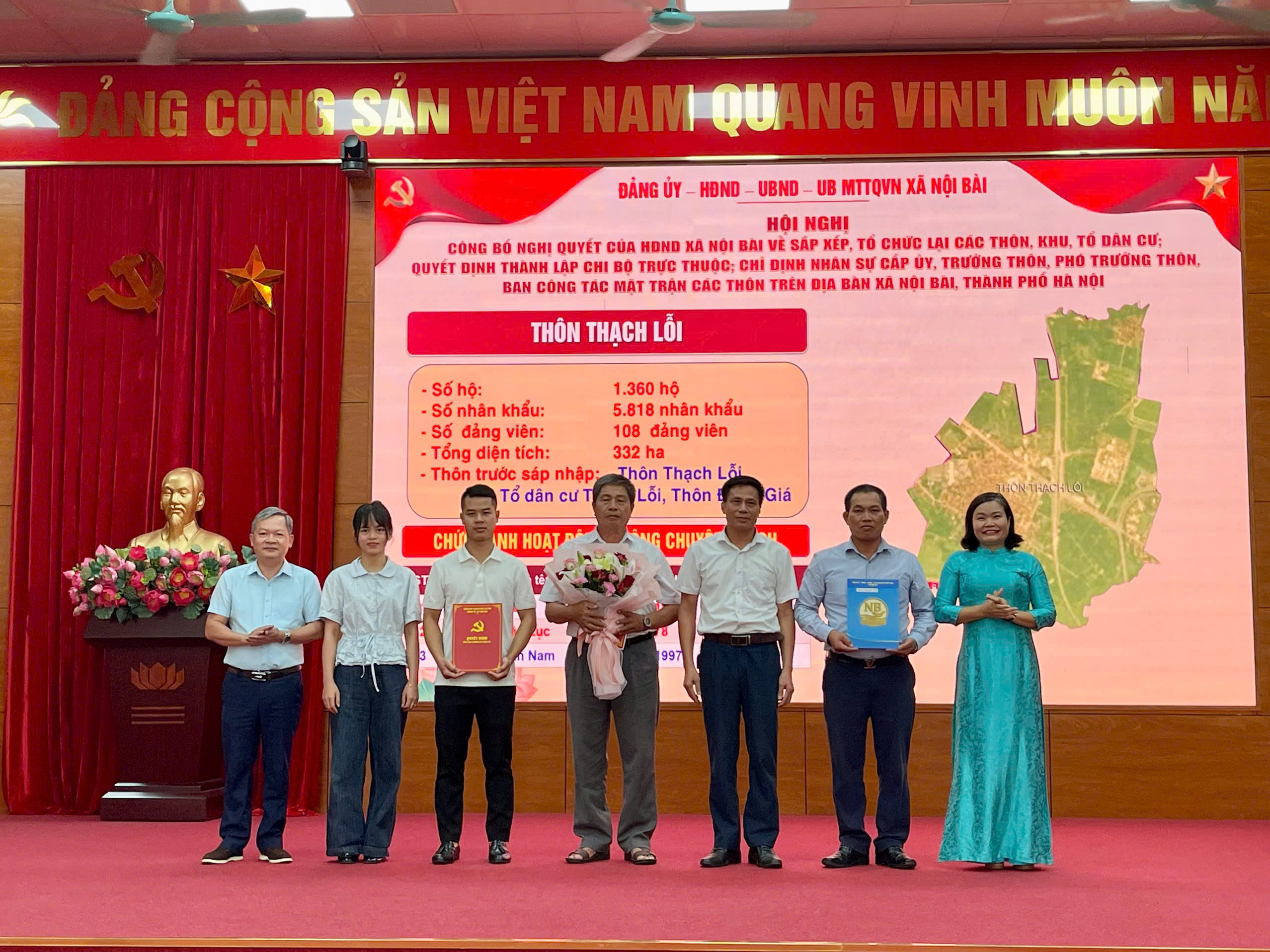 Xã Nội Bài kiện toàn tổ chức sau sắp xếp, 17 thôn chính thức vận hành từ 01-7-2026