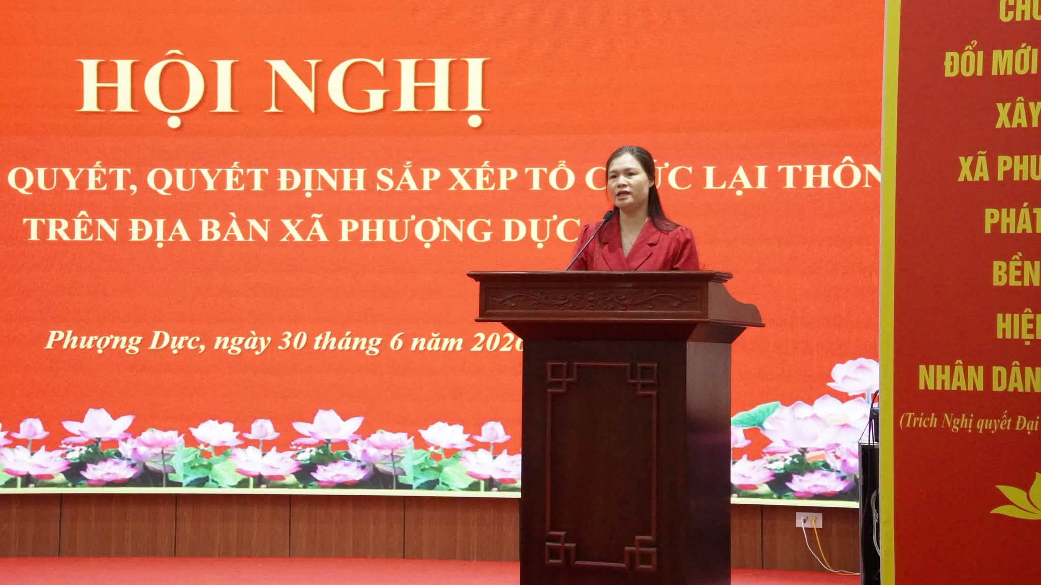 Xã Phượng Dực hoàn thành sắp xếp thôn, kiện toàn hệ thống chính trị ở cơ sở sau tổ chức lại đơn vị dân cư
