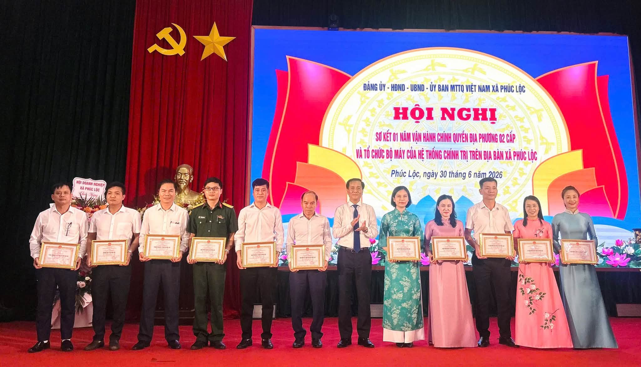 Xã Phúc Lộc sơ kết một năm vận hành mô hình chính quyền địa phương hai cấp: Đổi mới quản trị, tạo nền tảng phát triển bền vững